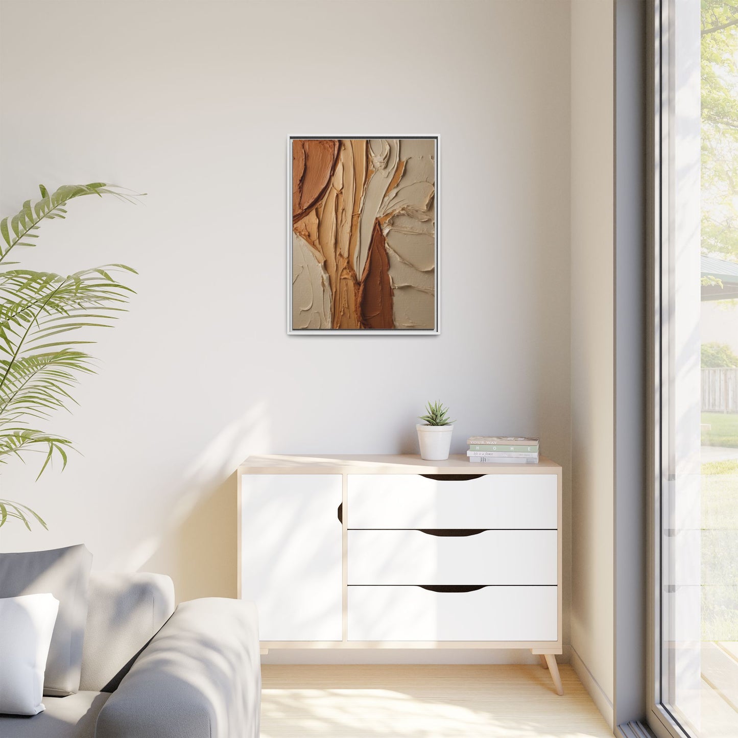 Matte Canvas, Framed (Multi-color)