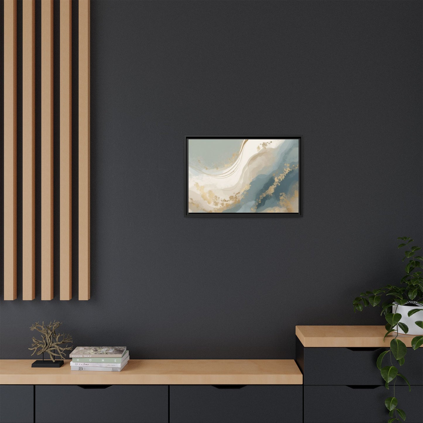Matte Canvas, Framed (Multi-color)