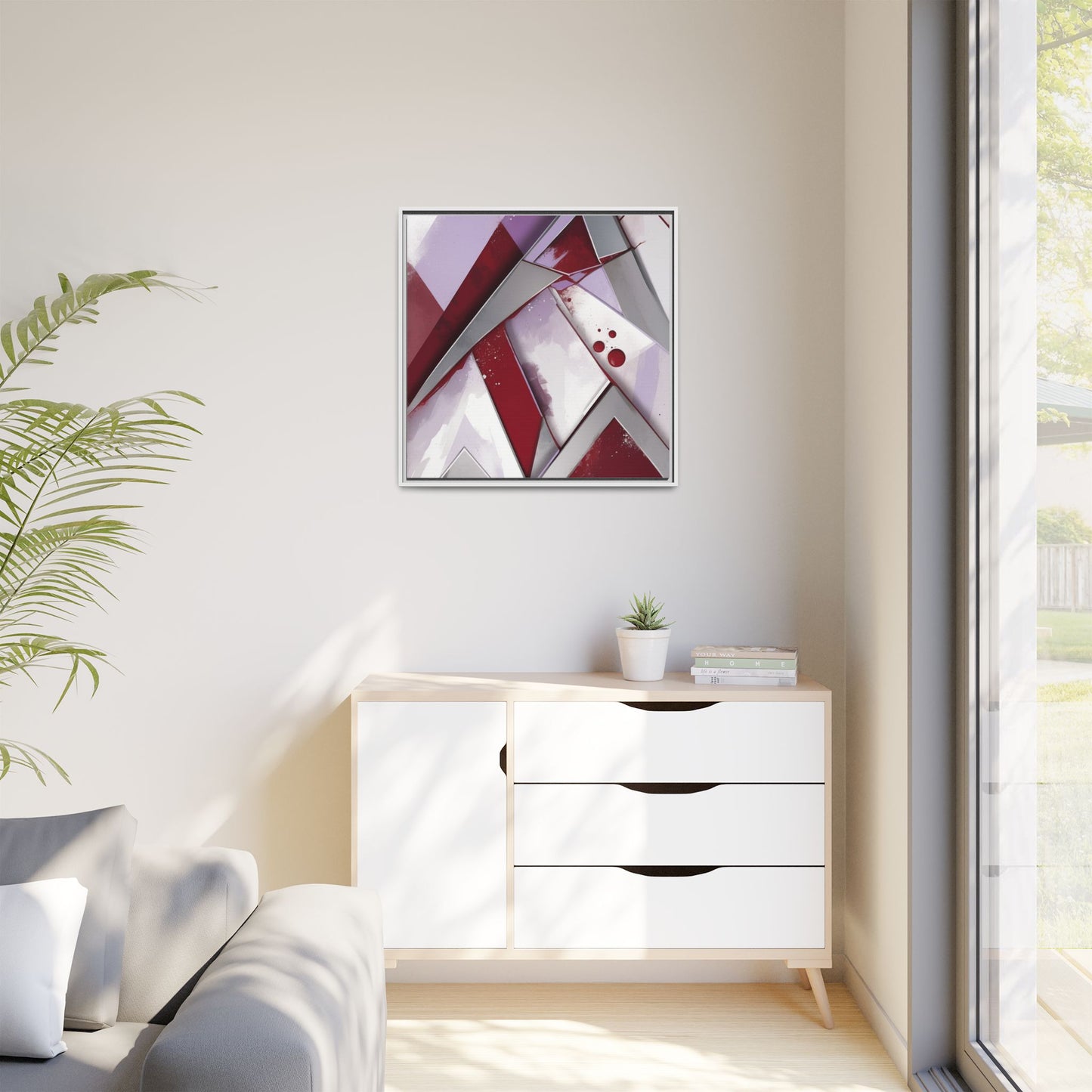 Matte Canvas, Framed (Multi-color)