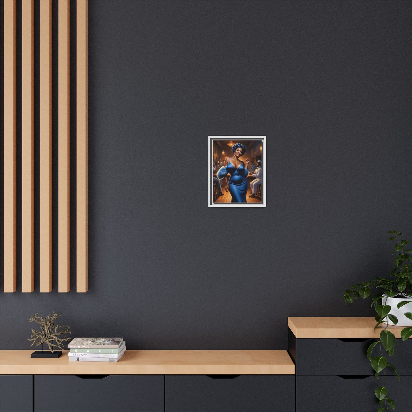 Matte Canvas, Framed (Multi-color)