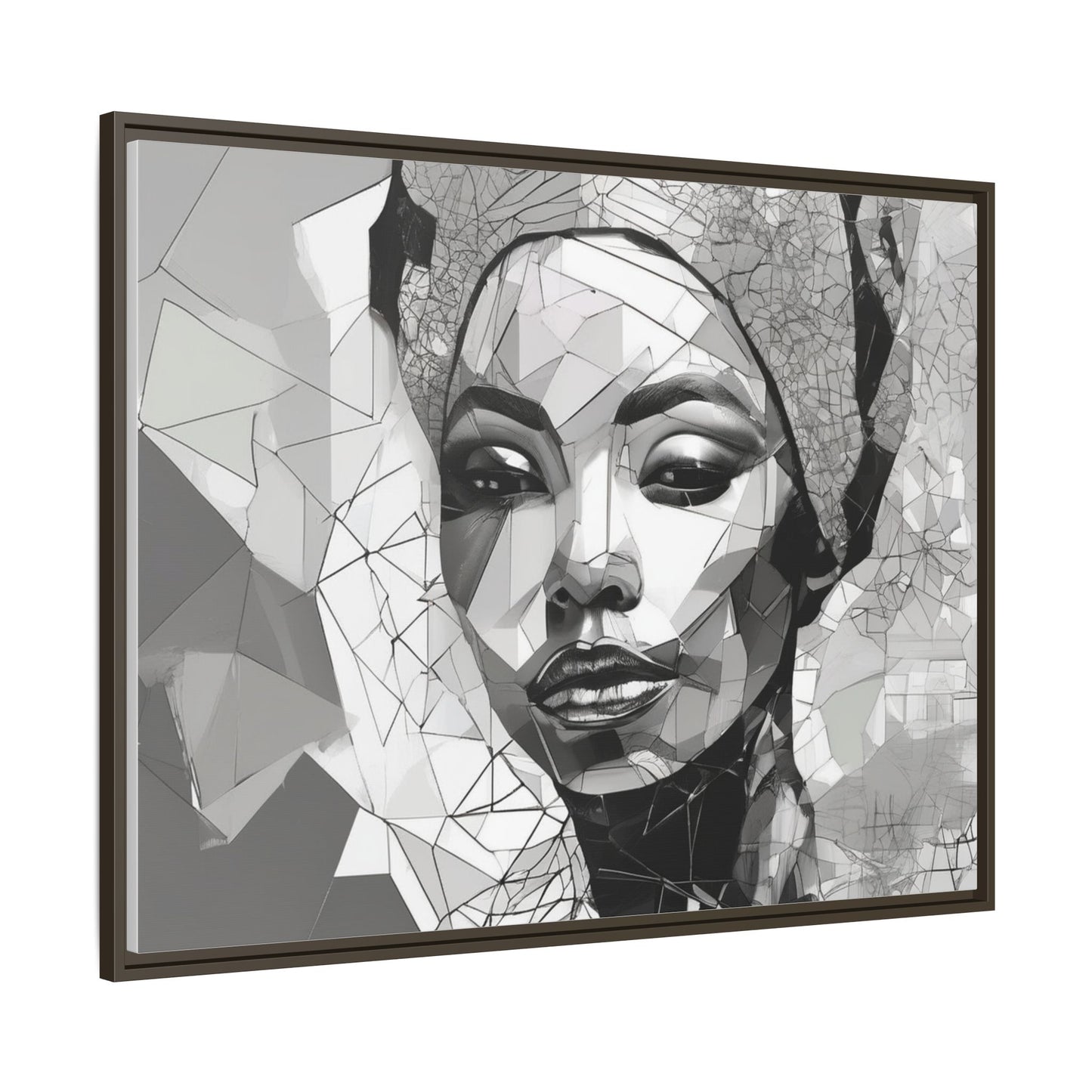 Fractured Grace: Portrait in Prism