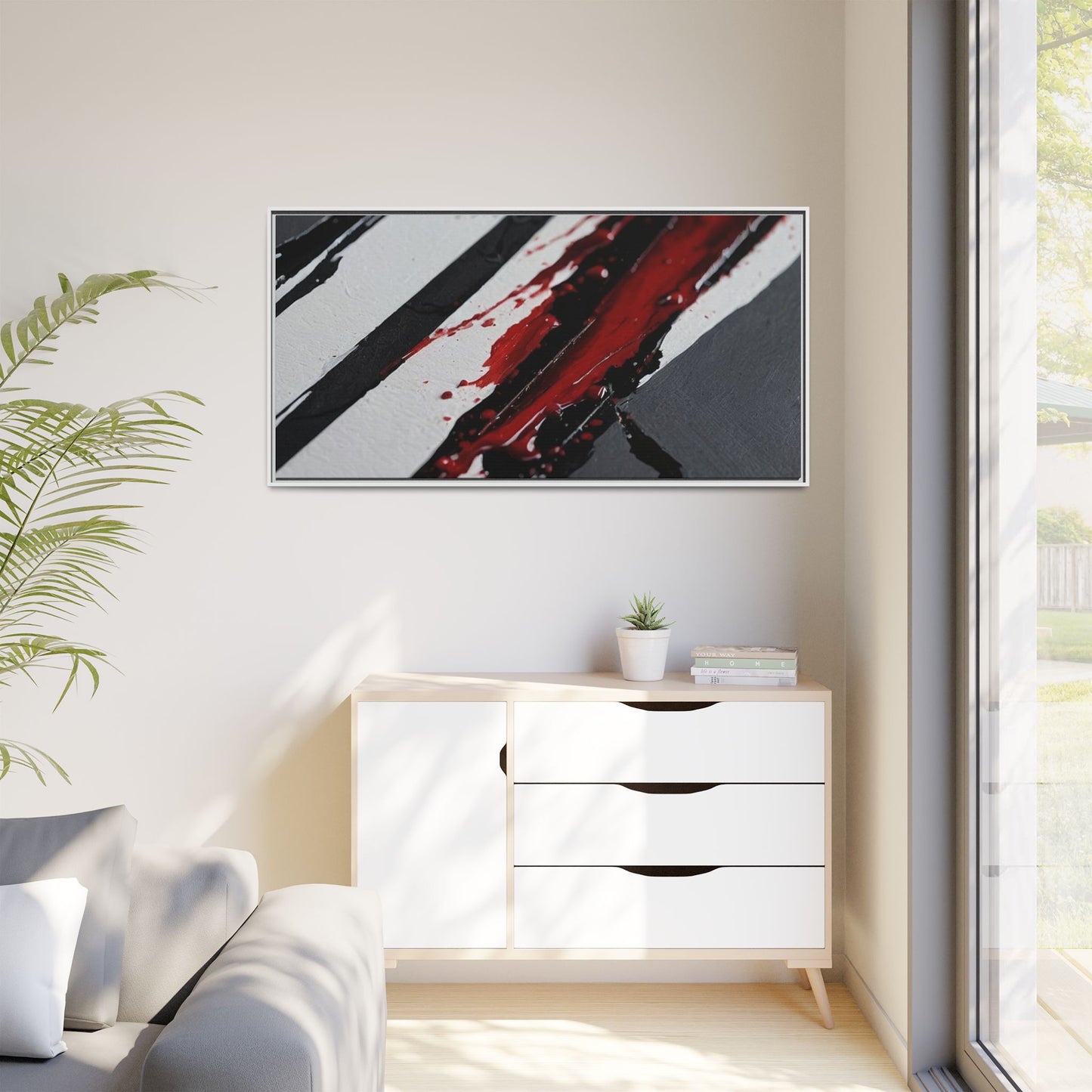 Matte Canvas, Framed (Multi-color)