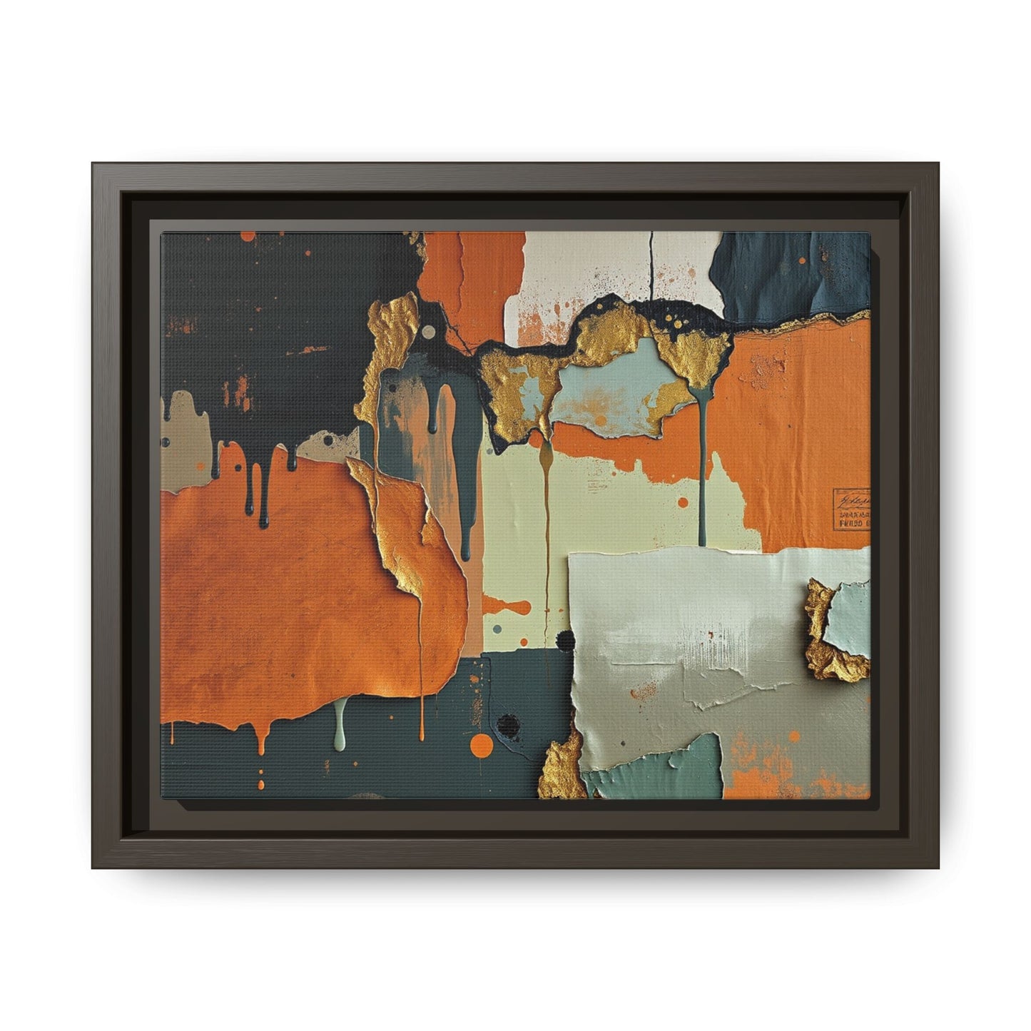 Matte Canvas, Framed (Multi-color)