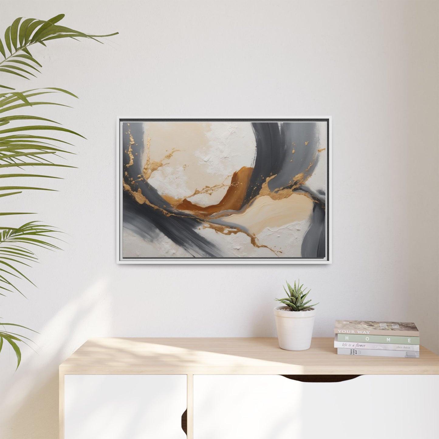 Matte Canvas, Framed (Multi-color)