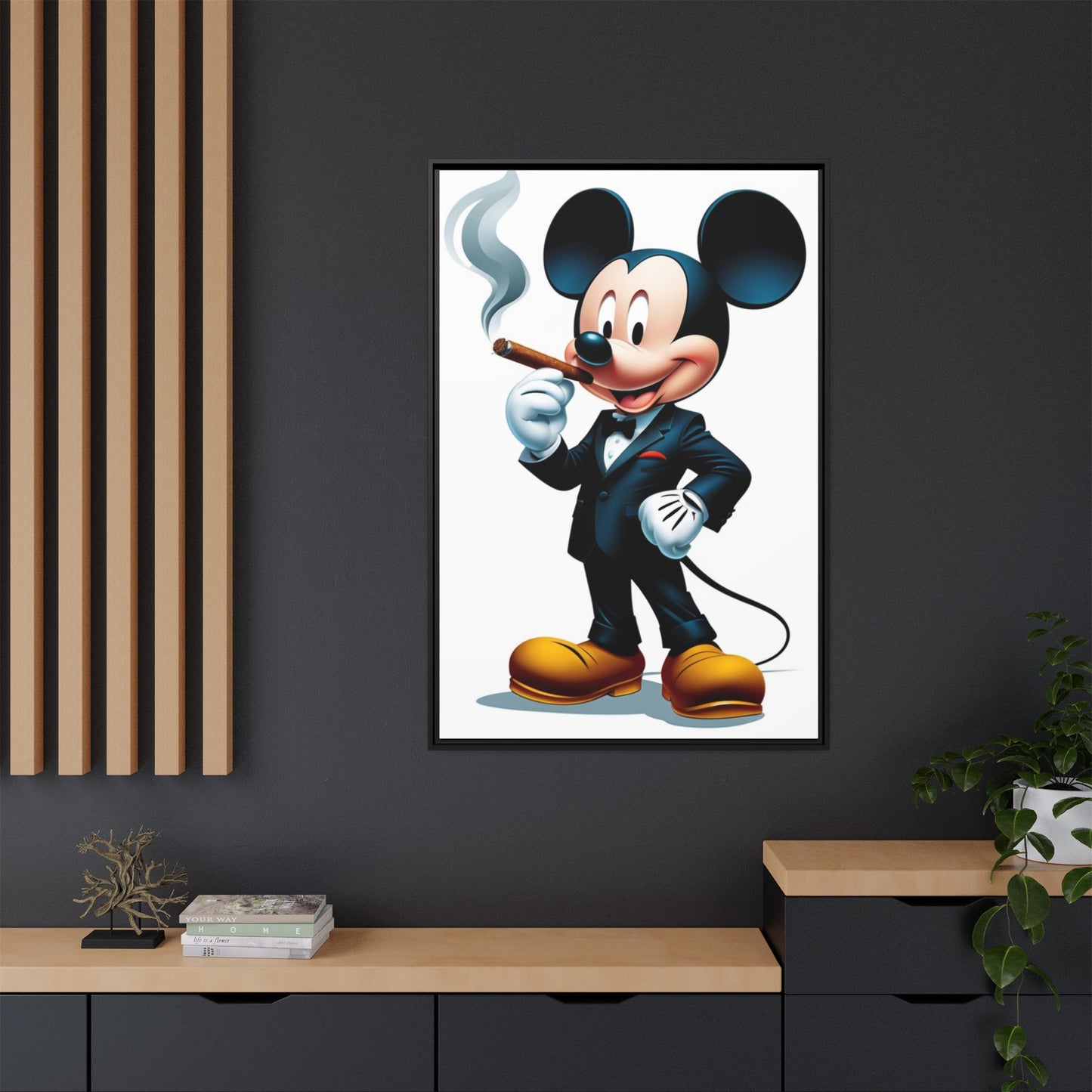 Matte Canvas, Framed (Multi-color)