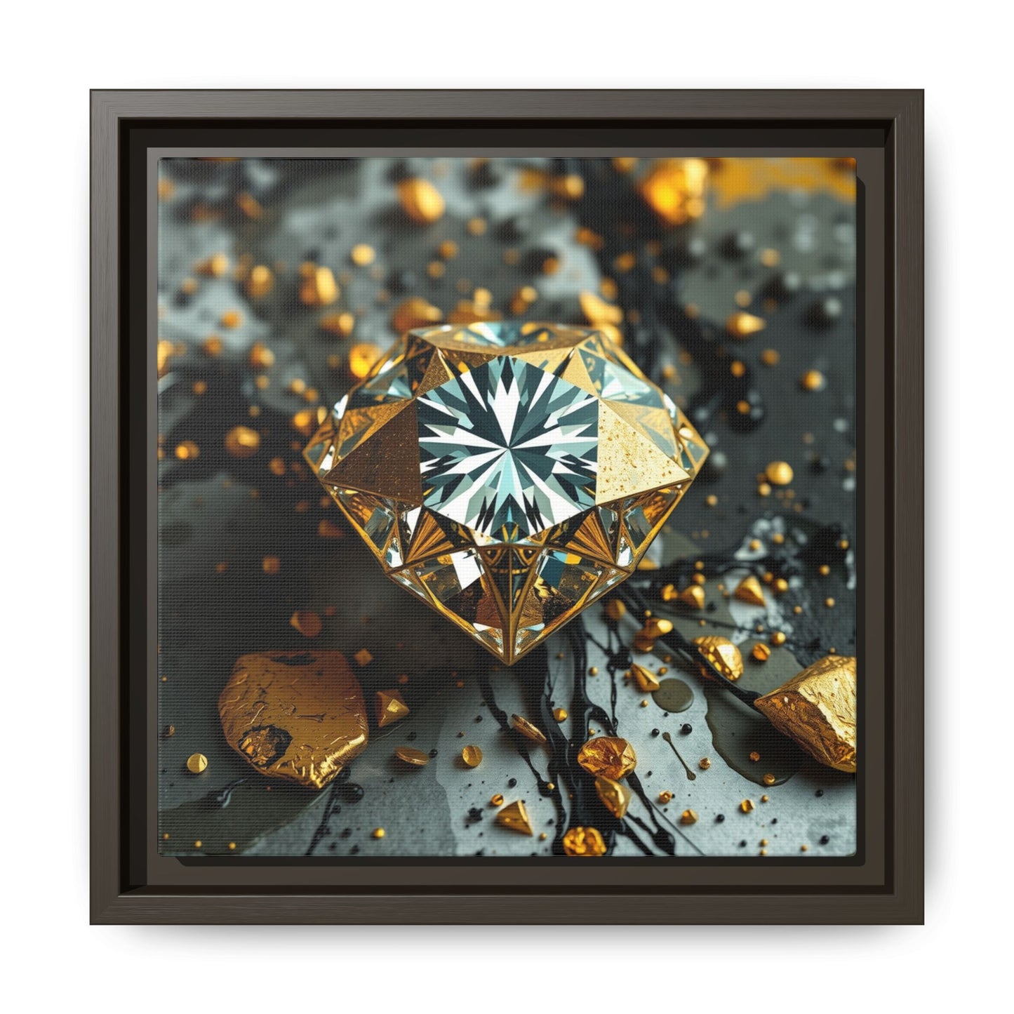 Matte Canvas, Framed (Multi-color)