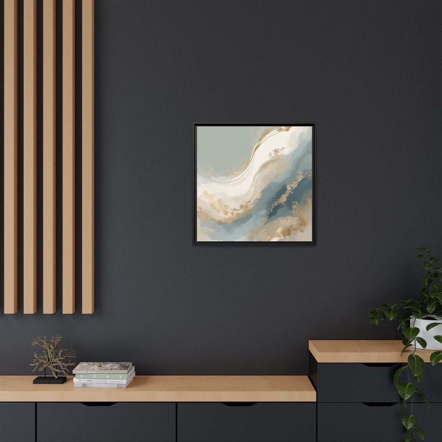 Matte Canvas, Framed (Multi-color)