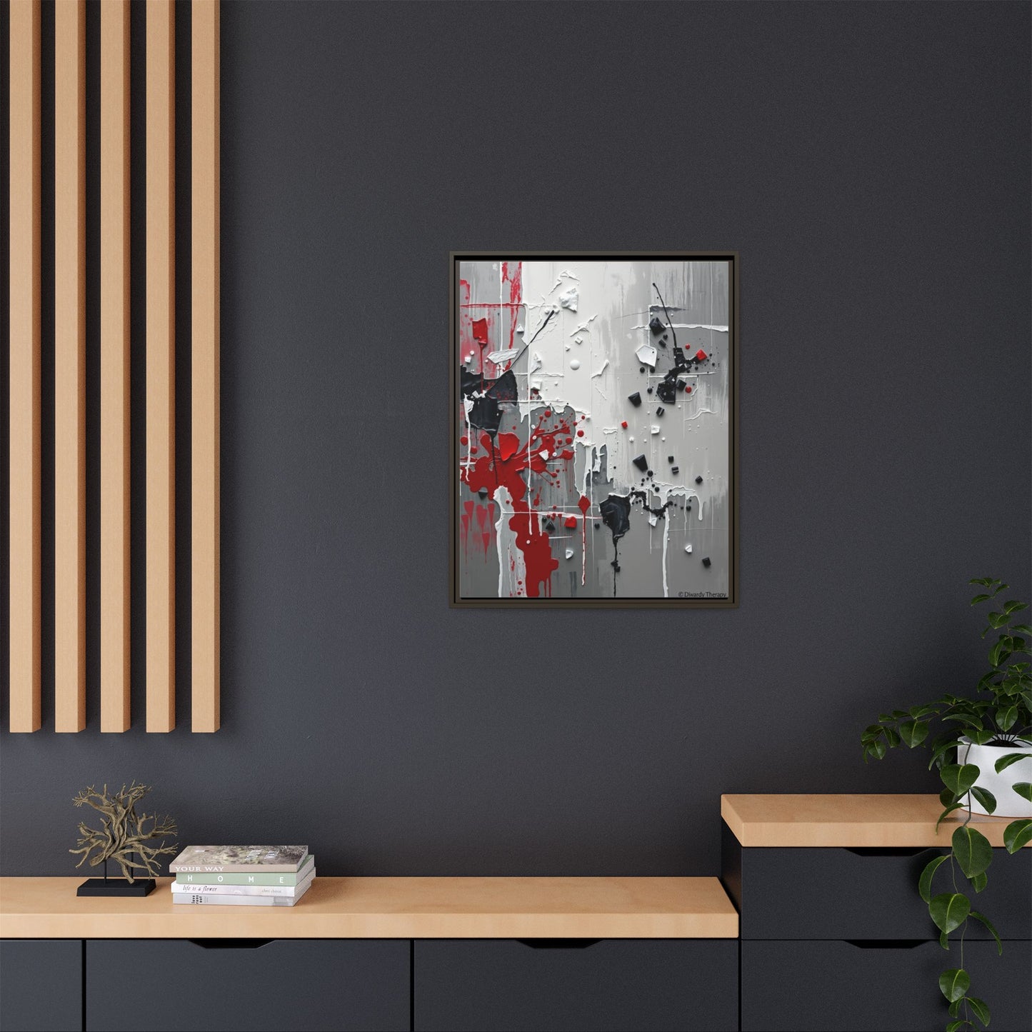 Matte Canvas, Framed (Multi-color)