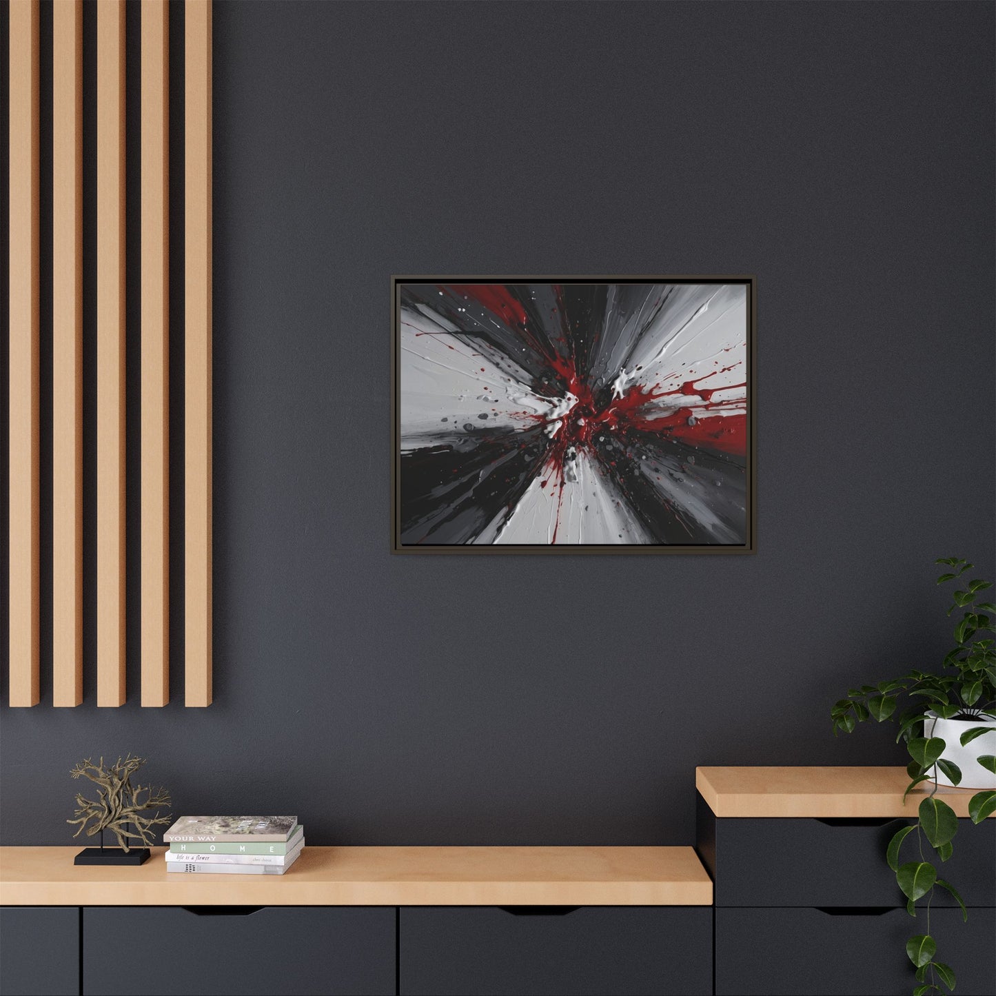 Matte Canvas, Framed (Multi-color)