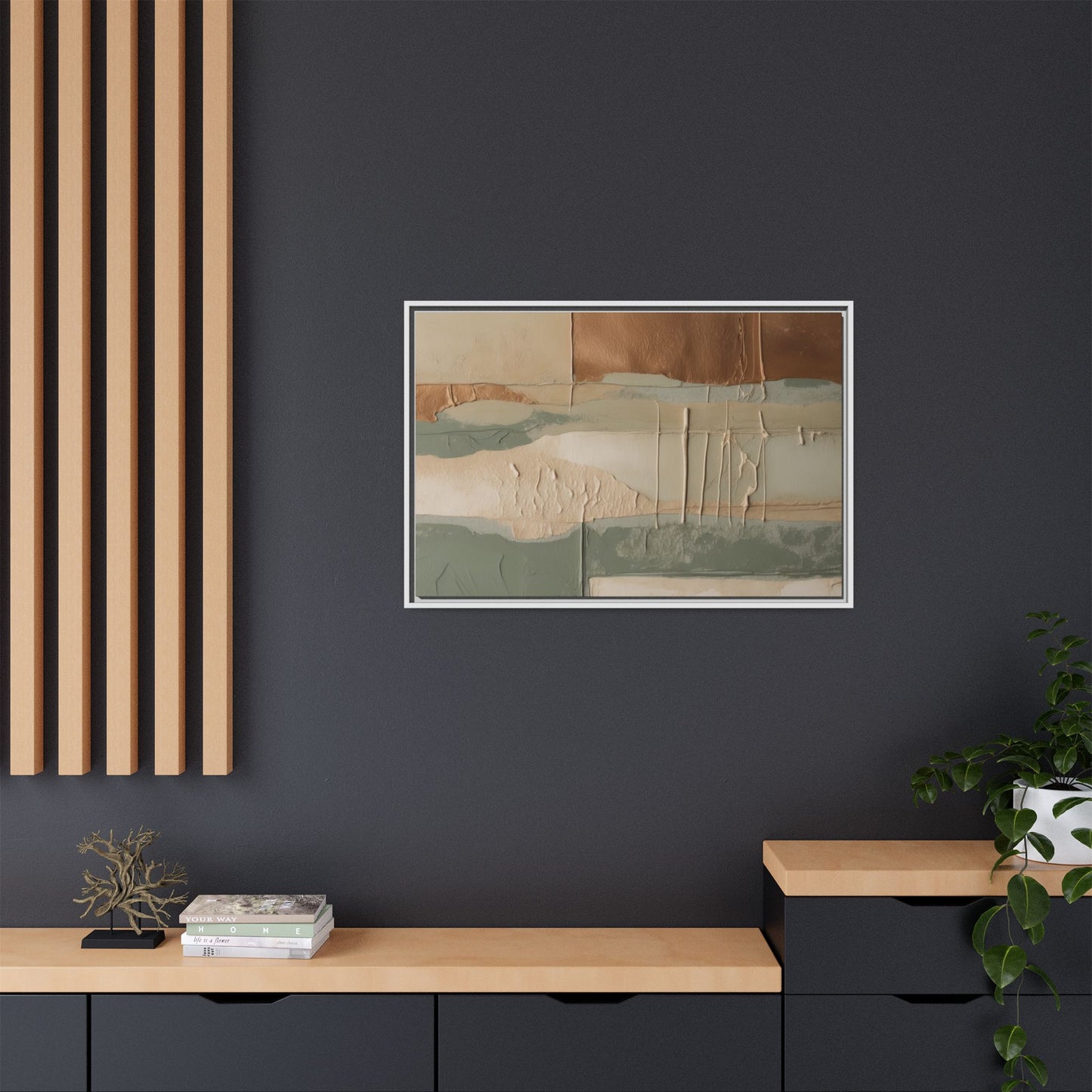 Matte Canvas, Framed (Multi-color)
