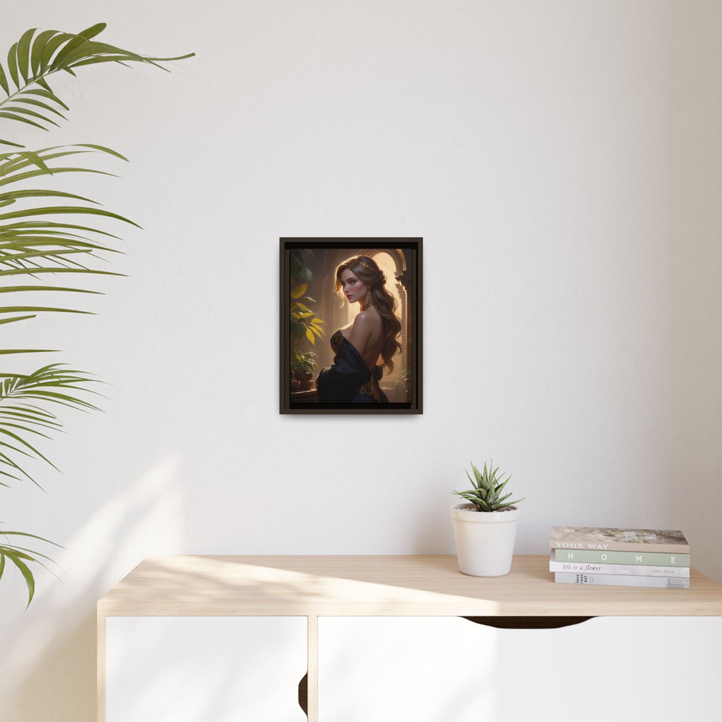 Matte Canvas, Framed (Multi-color)