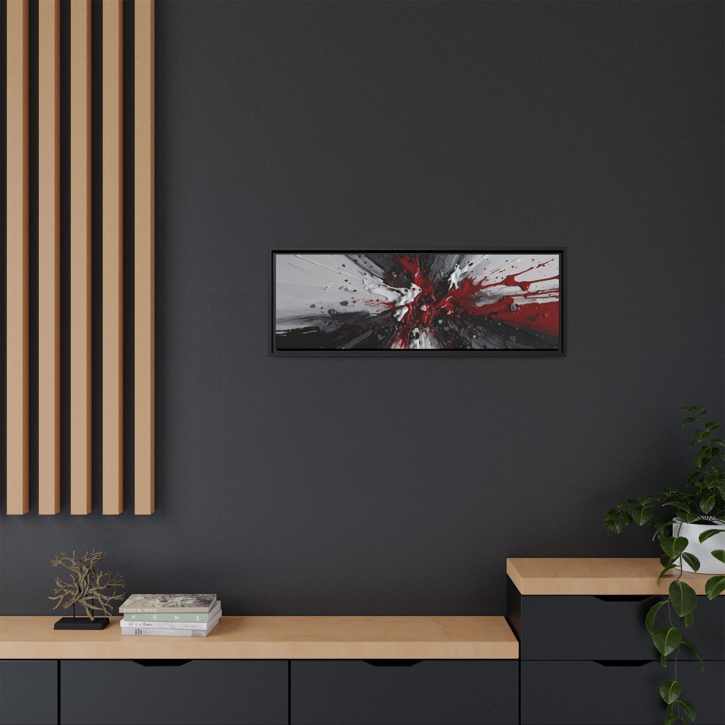 Matte Canvas, Framed (Multi-color)