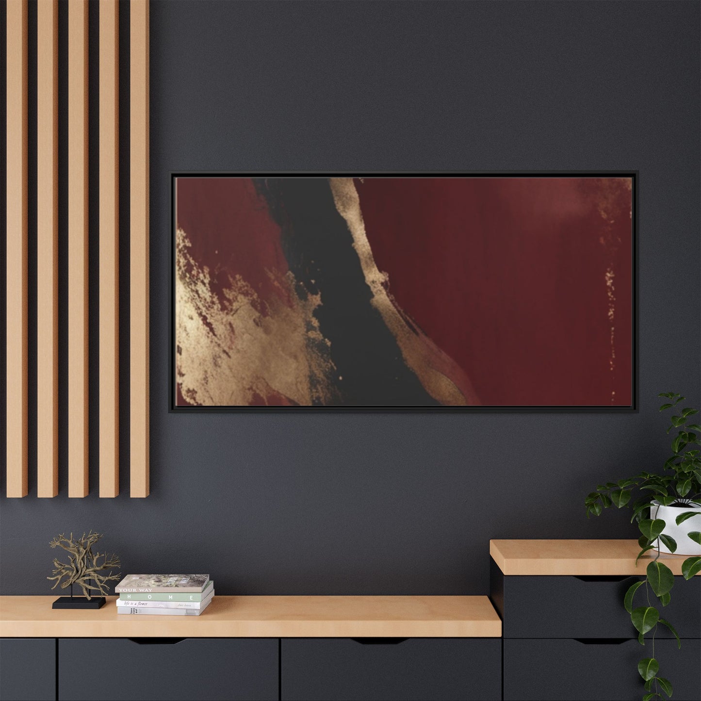 Matte Canvas, Framed (Multi-color)