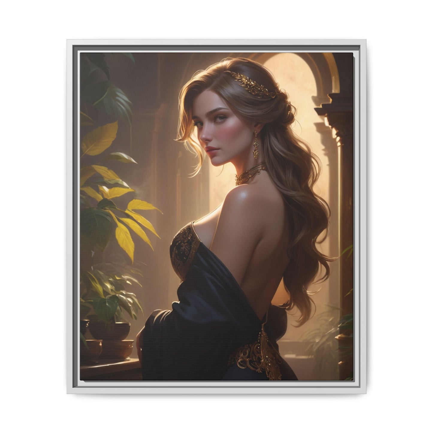 Matte Canvas, Framed (Multi-color)