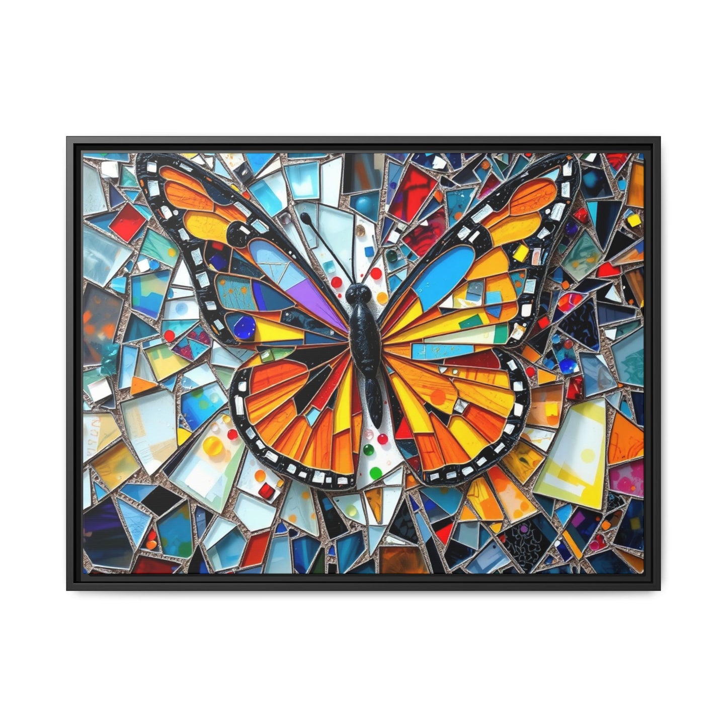 Wings of Renewal: Mosaic Butterfly Dream