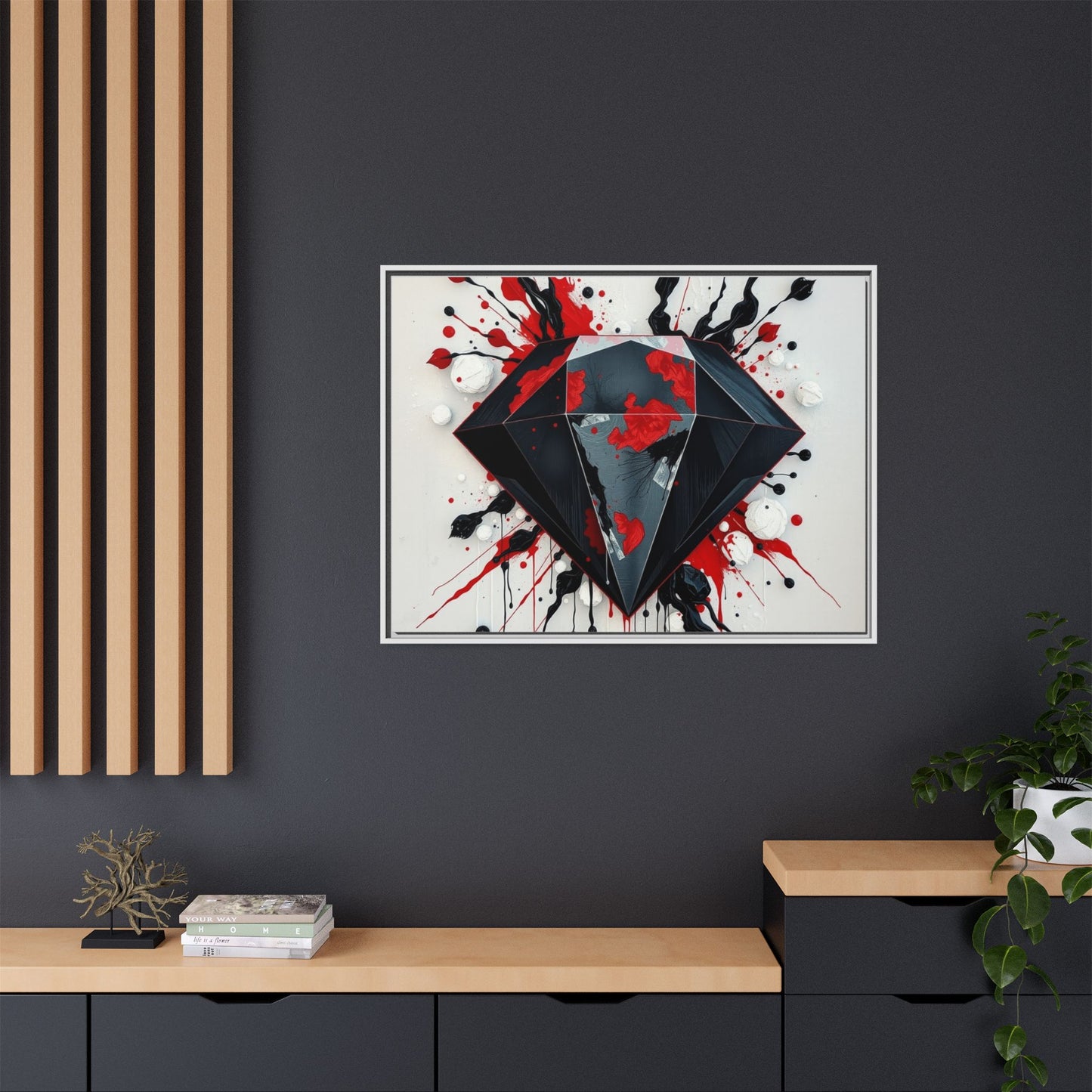 Matte Canvas, Framed (Multi-color)