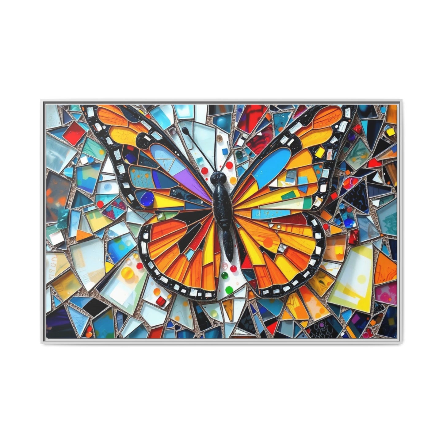 Wings of Renewal: Mosaic Butterfly Dream