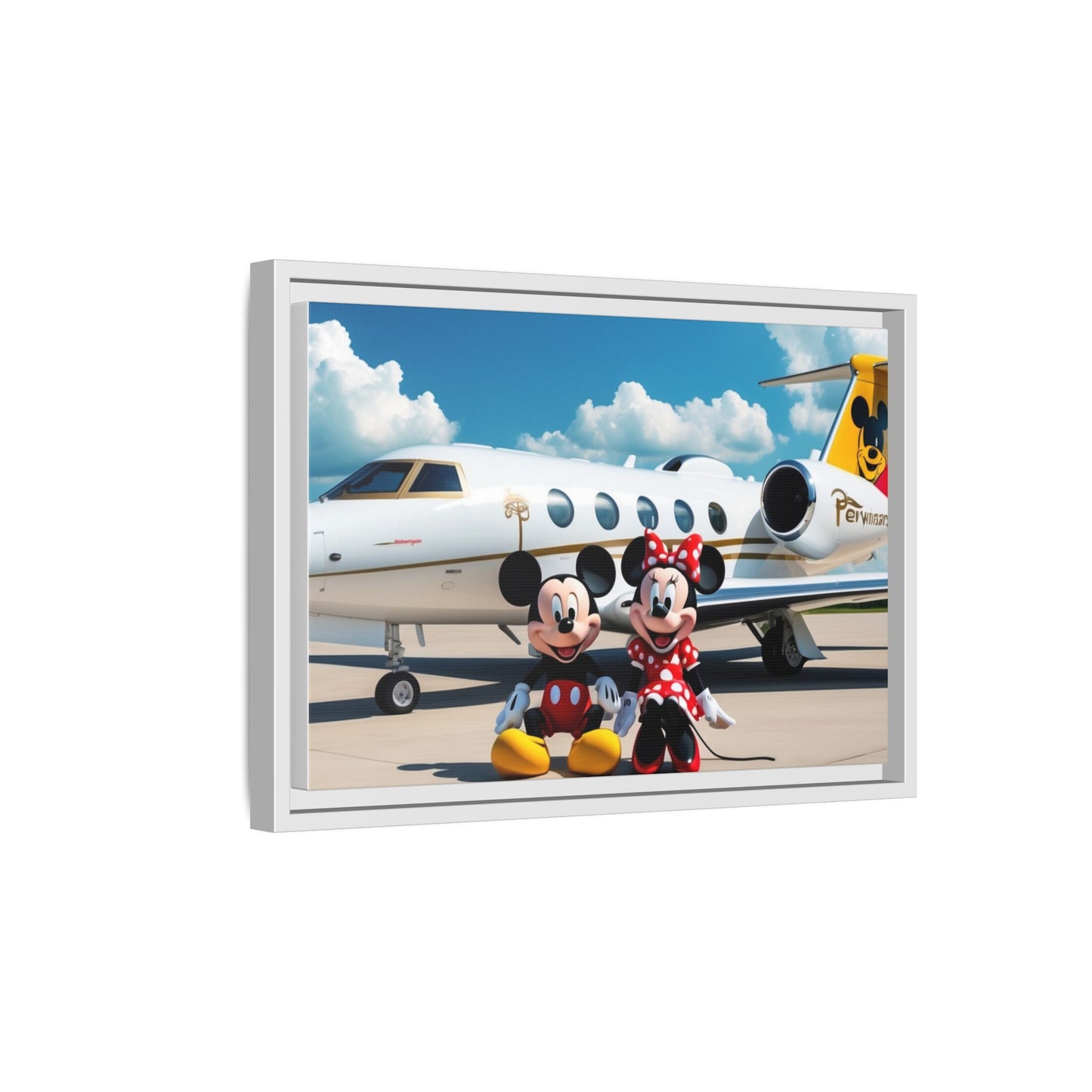 Mickey & Minnie Jetsetter Canvas Art