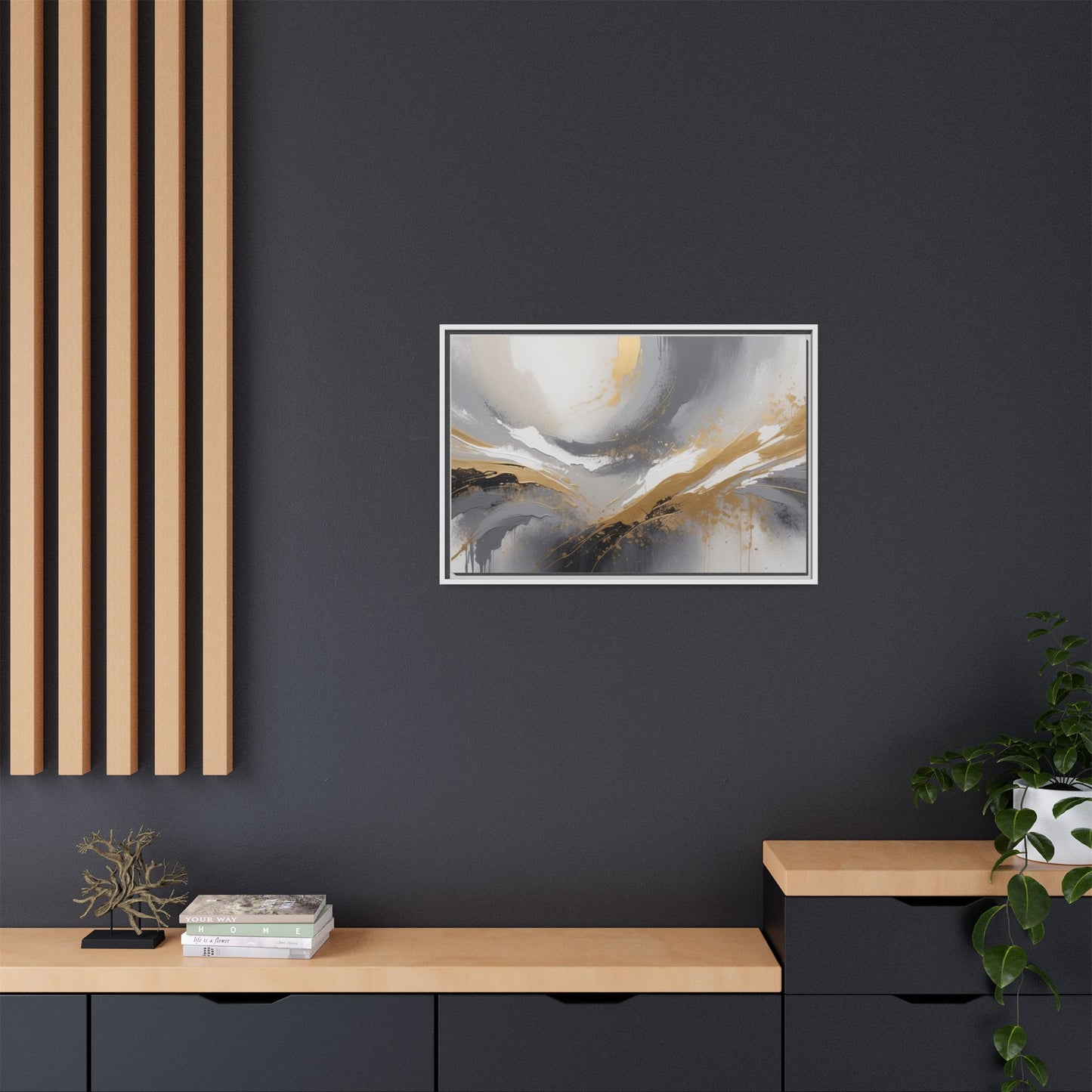 Matte Canvas, Framed (Multi-color)