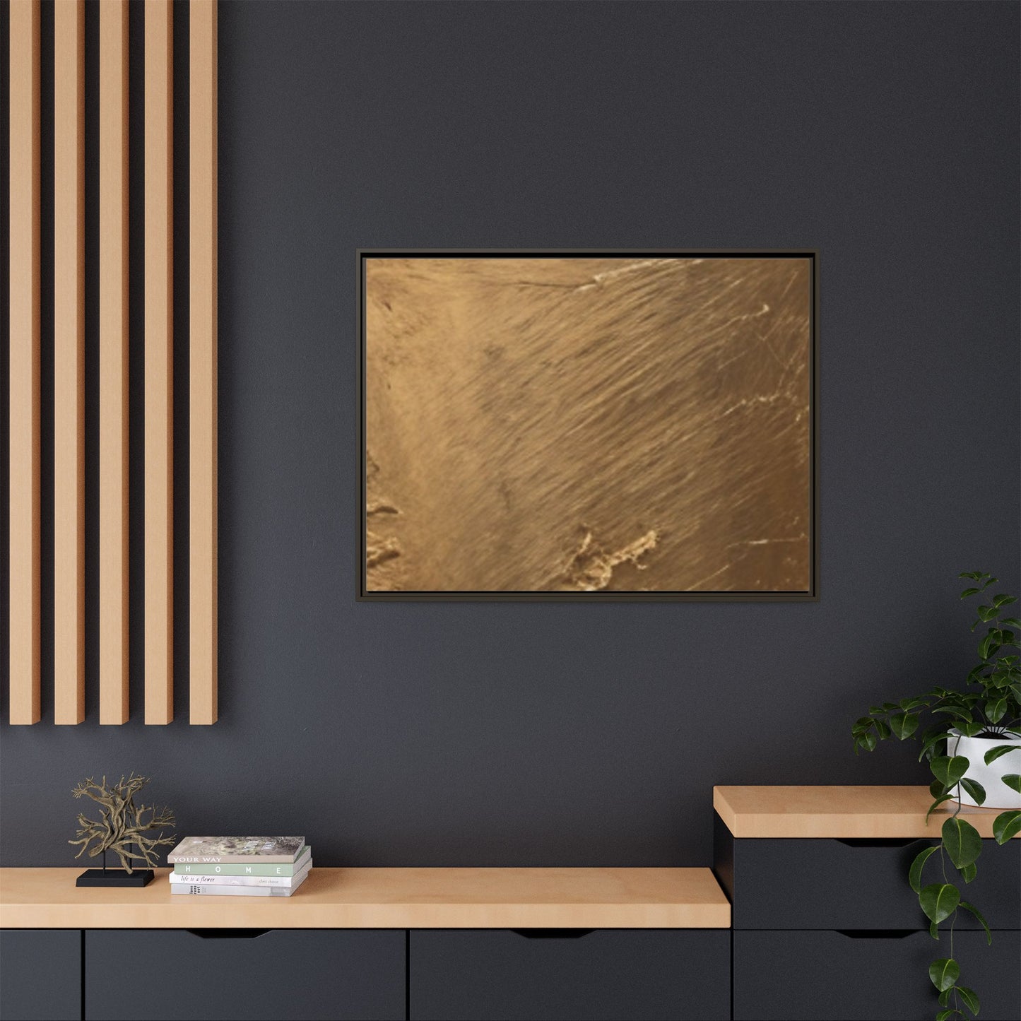 Matte Canvas, Framed (Multi-color)