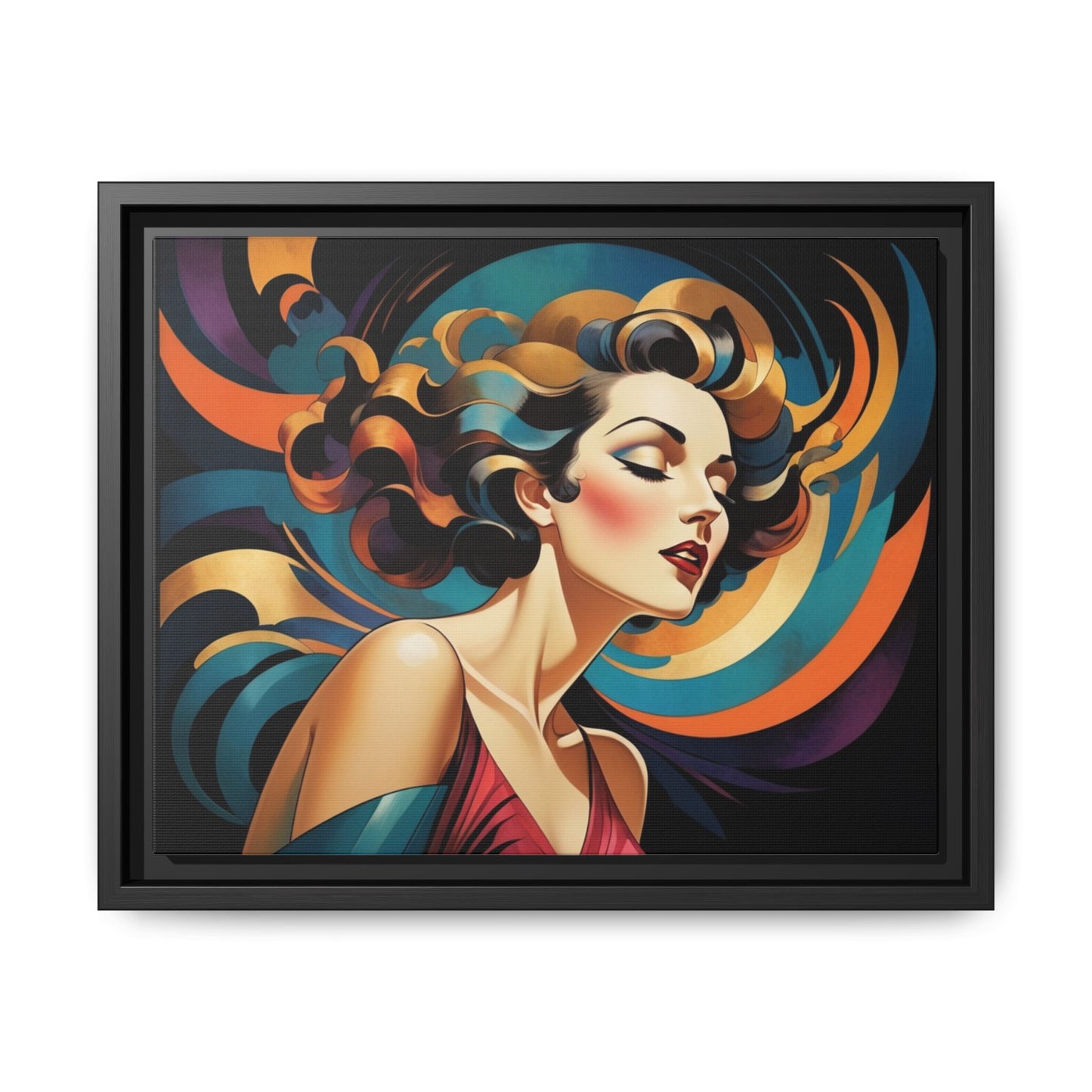 Matte Canvas, Framed (Multi-color)
