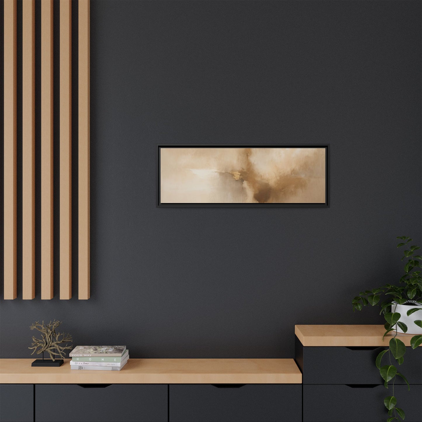 Matte Canvas, Framed (Multi-color)