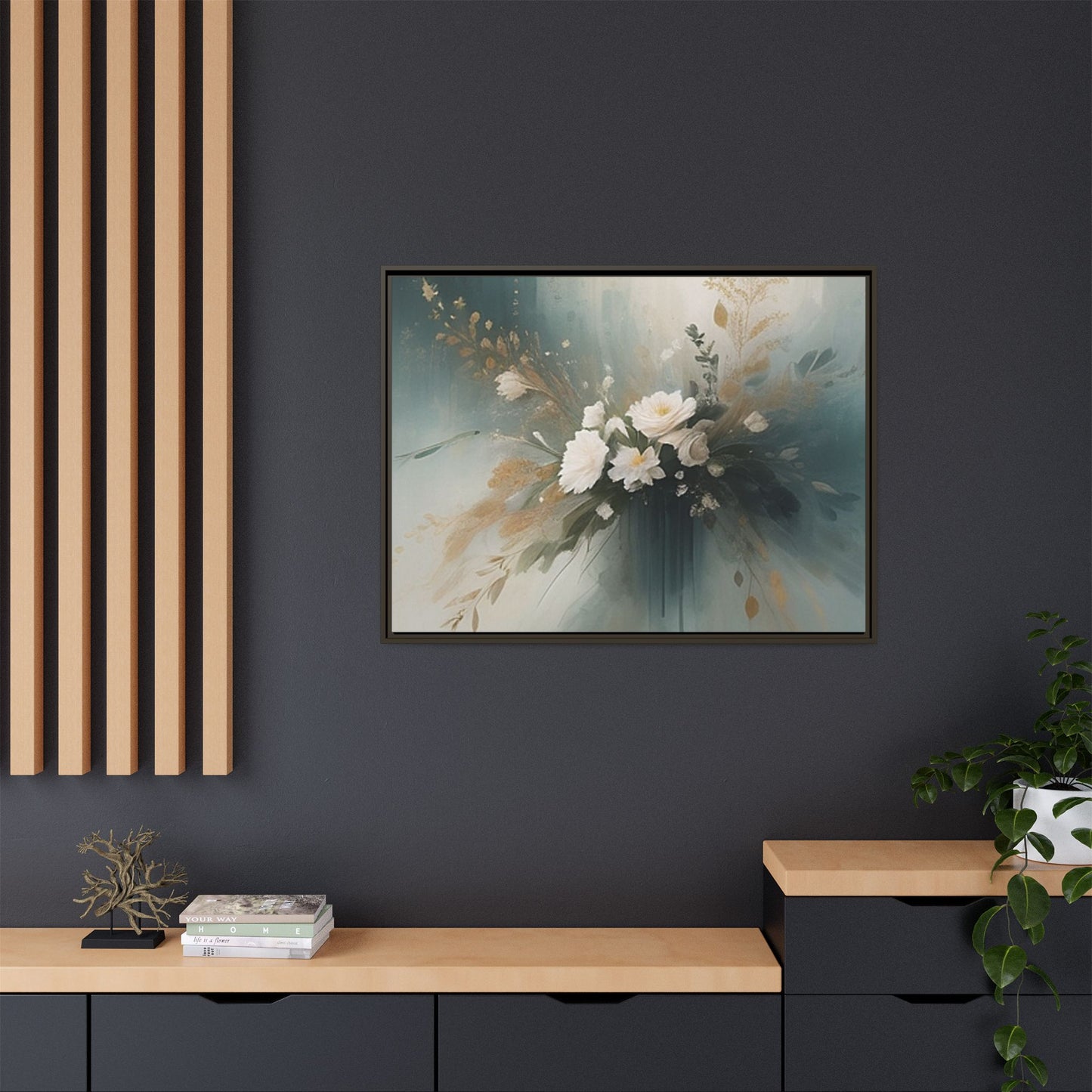 Matte Canvas, Framed (Multi-color)