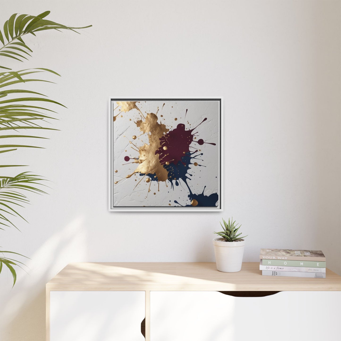 Matte Canvas, Framed (Multi-color)