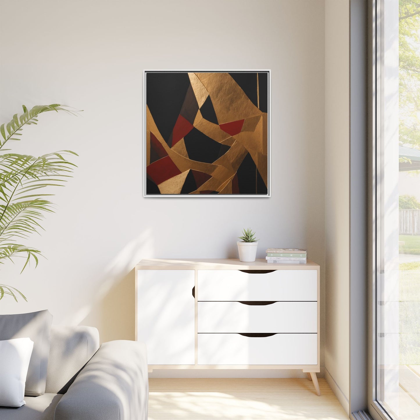 Matte Canvas, Framed (Multi-color)
