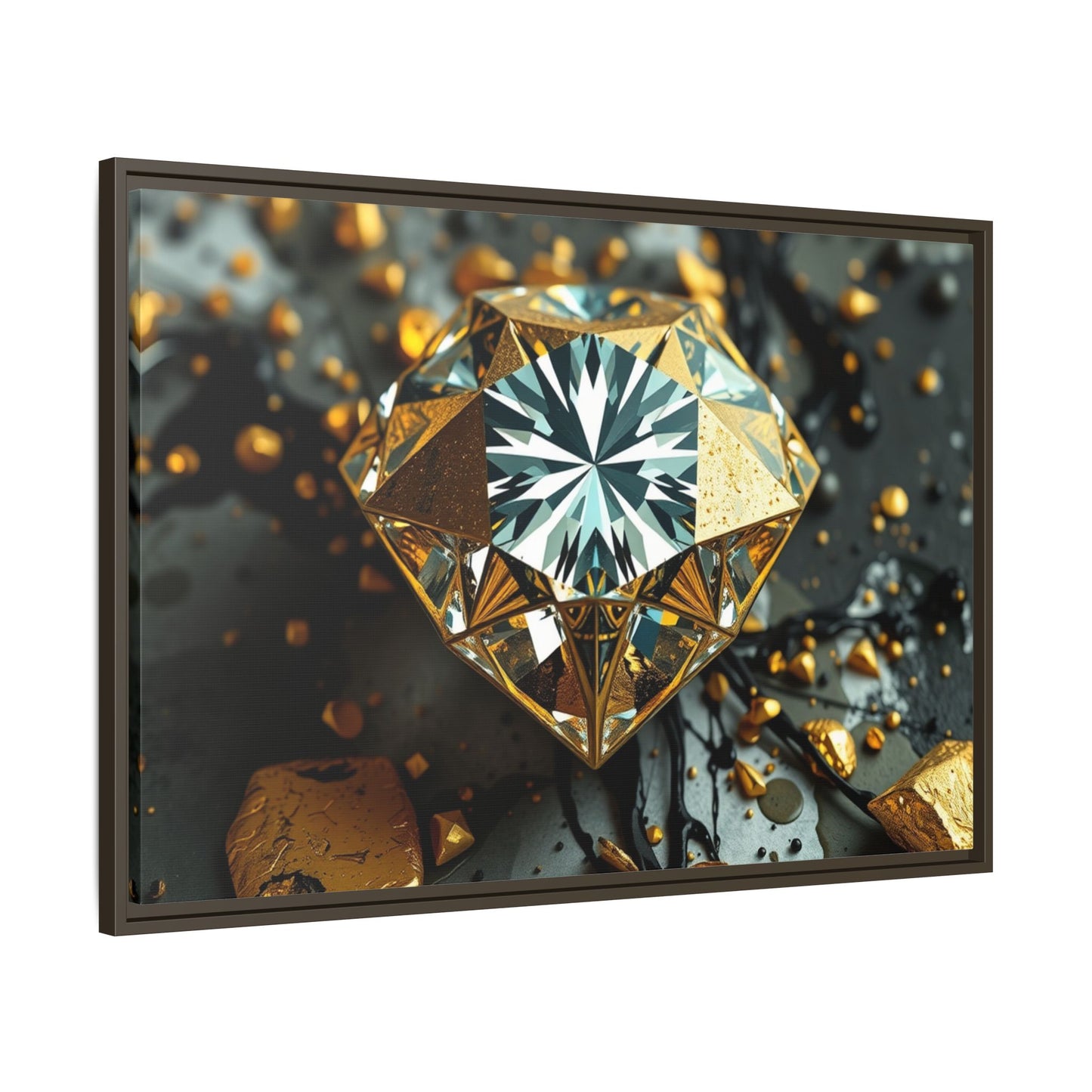 Matte Canvas, Framed (Multi-color)