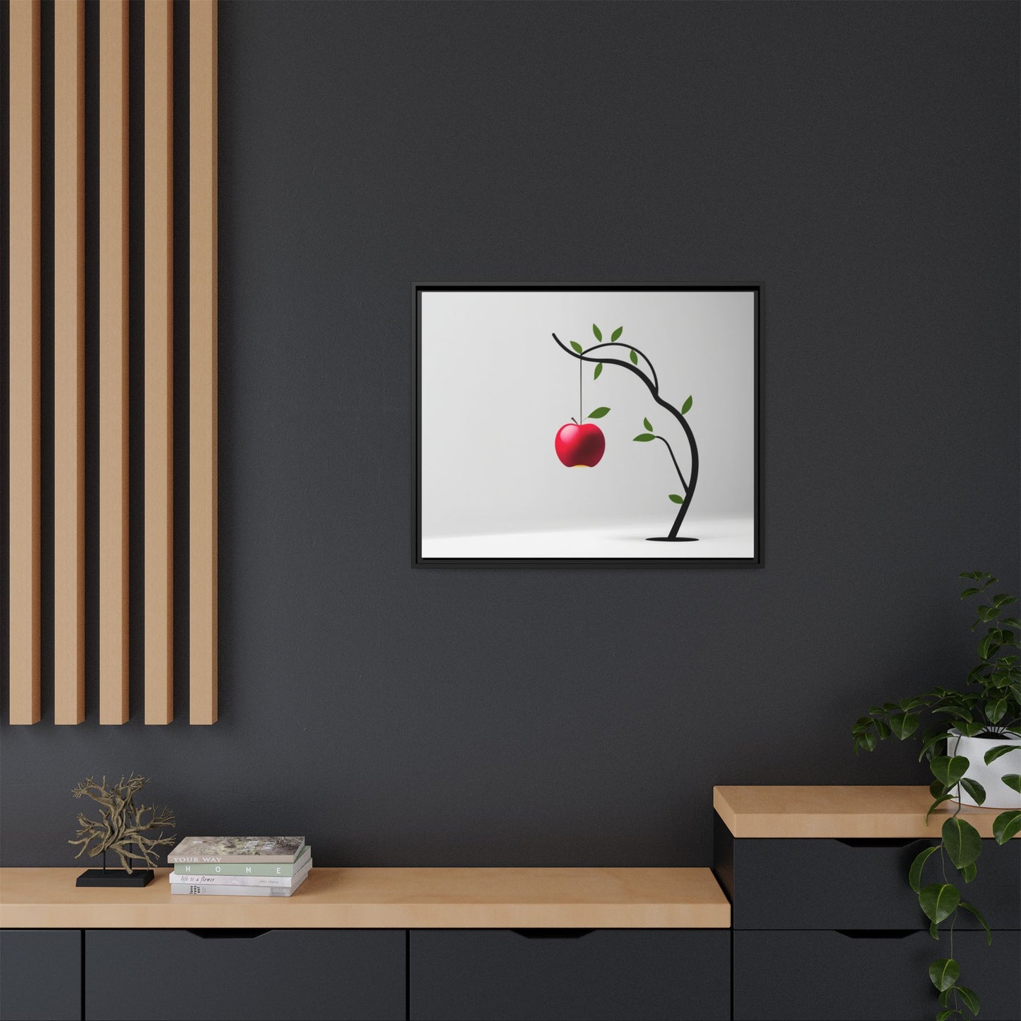 Matte Canvas, Framed (Multi-color)
