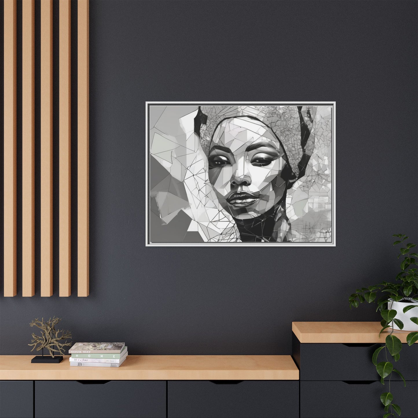 Fractured Grace: Portrait in Prism