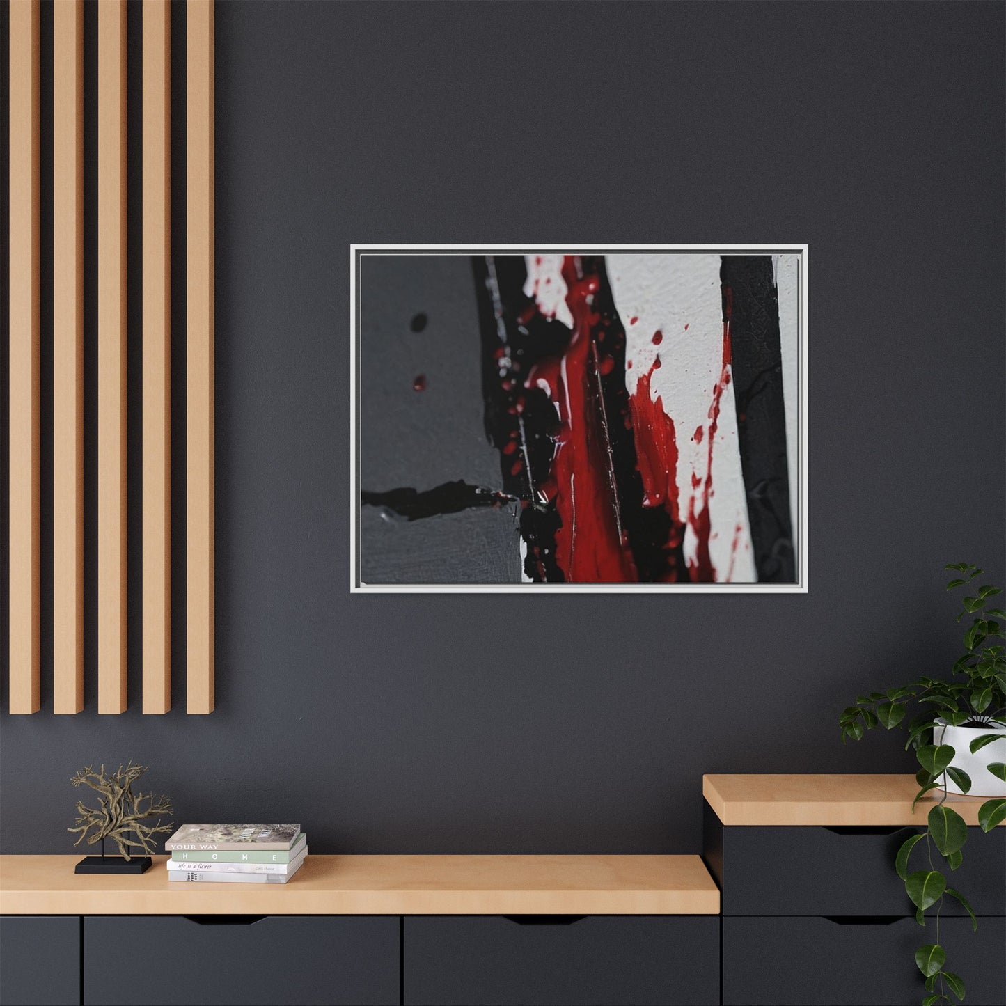 Matte Canvas, Framed (Multi-color)