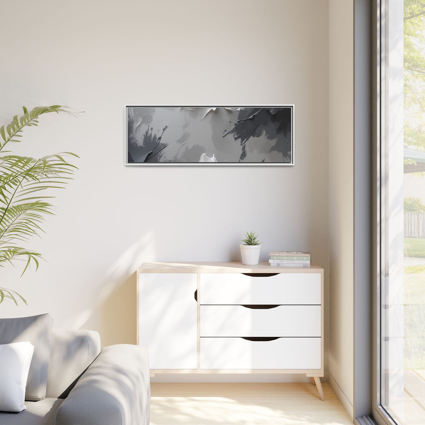 Matte Canvas, Framed (Multi-color)