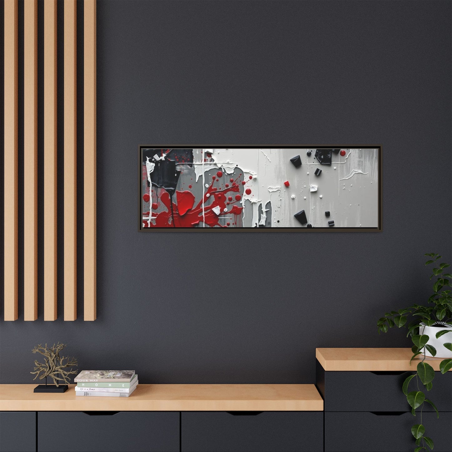 Matte Canvas, Framed (Multi-color)