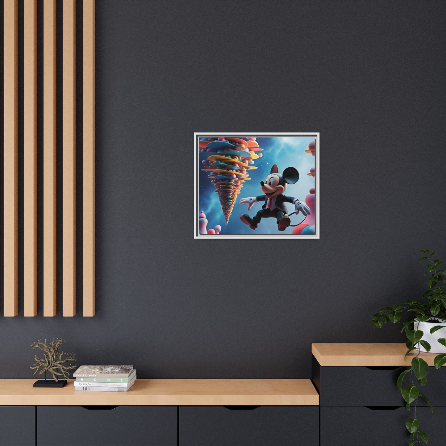 Matte Canvas, Framed (Multi-color)