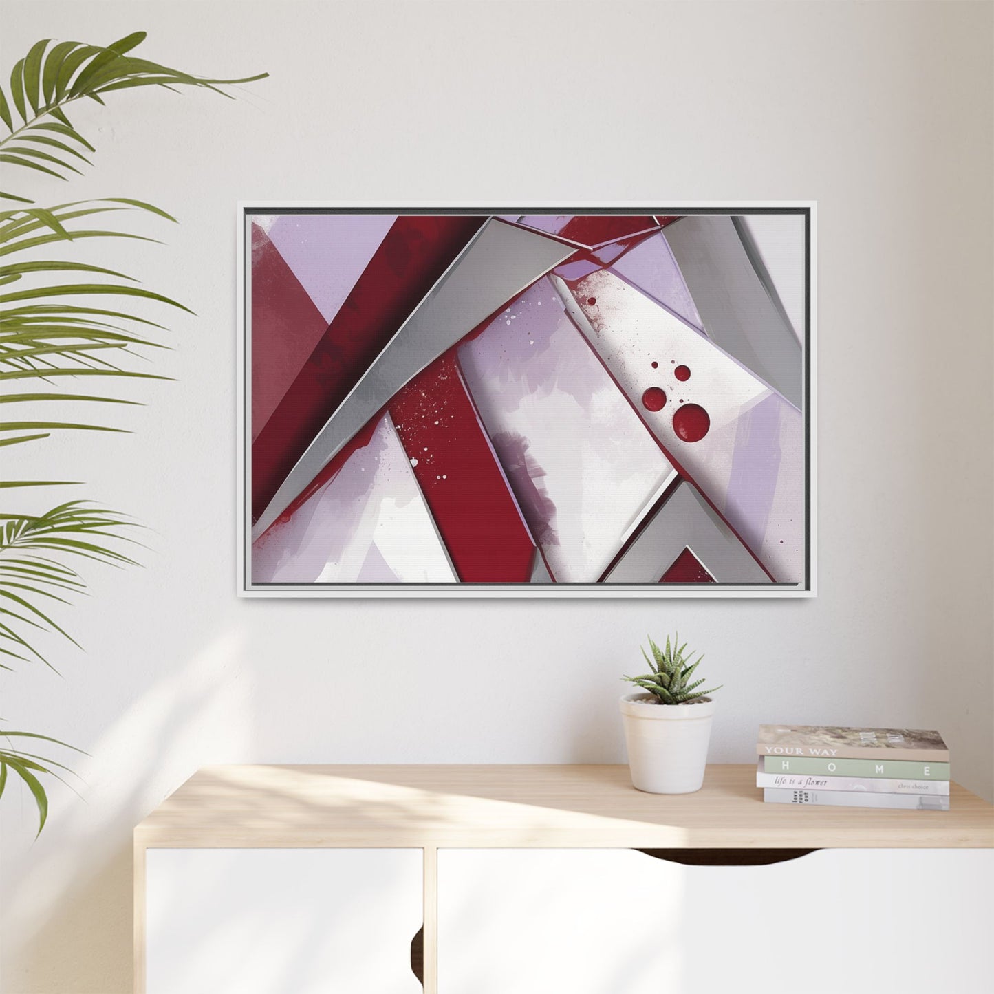 Matte Canvas, Framed (Multi-color)