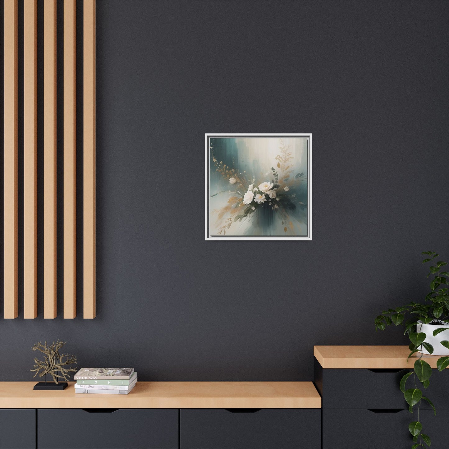 Matte Canvas, Framed (Multi-color)