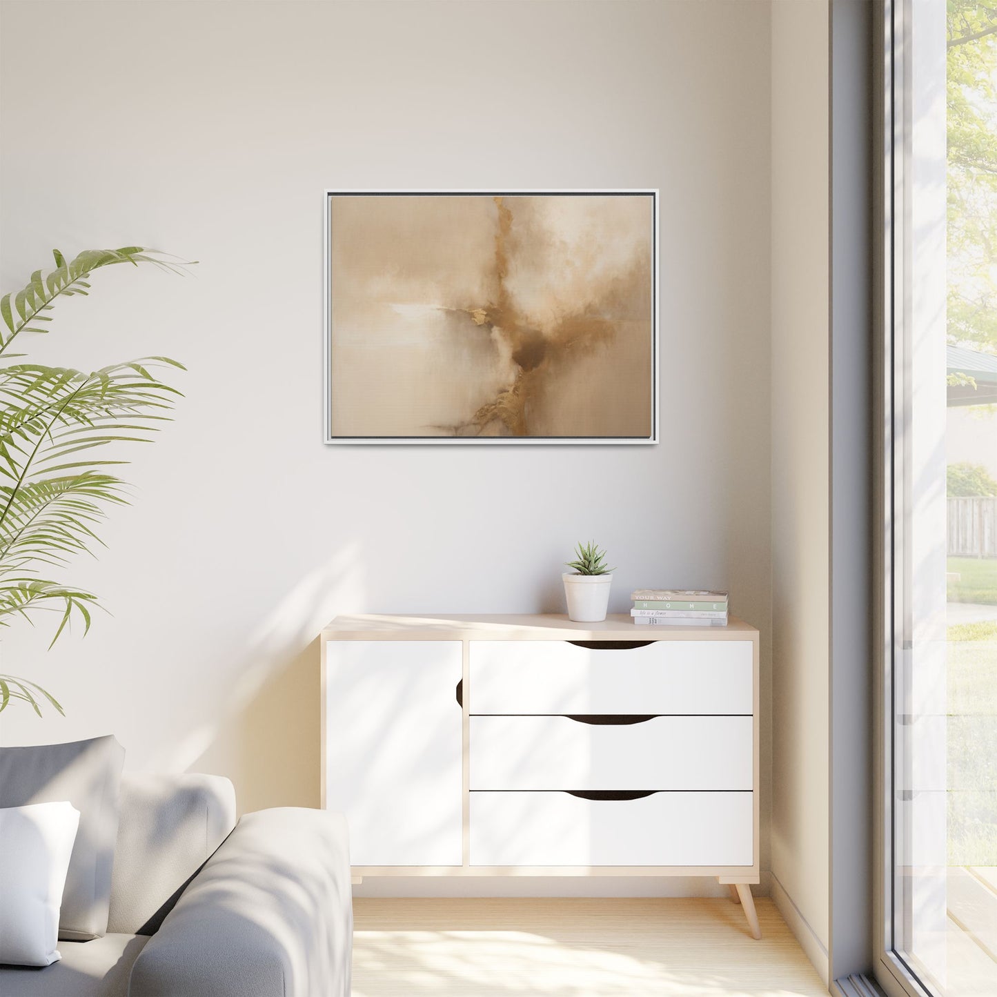 Matte Canvas, Framed (Multi-color)