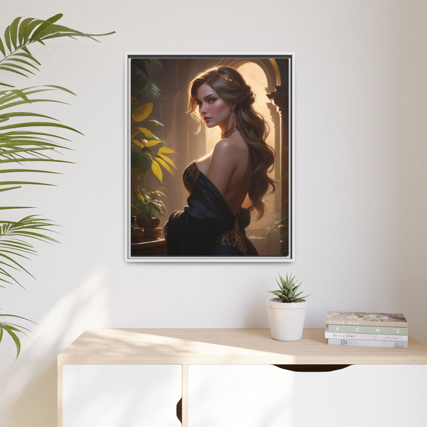 Matte Canvas, Framed (Multi-color)