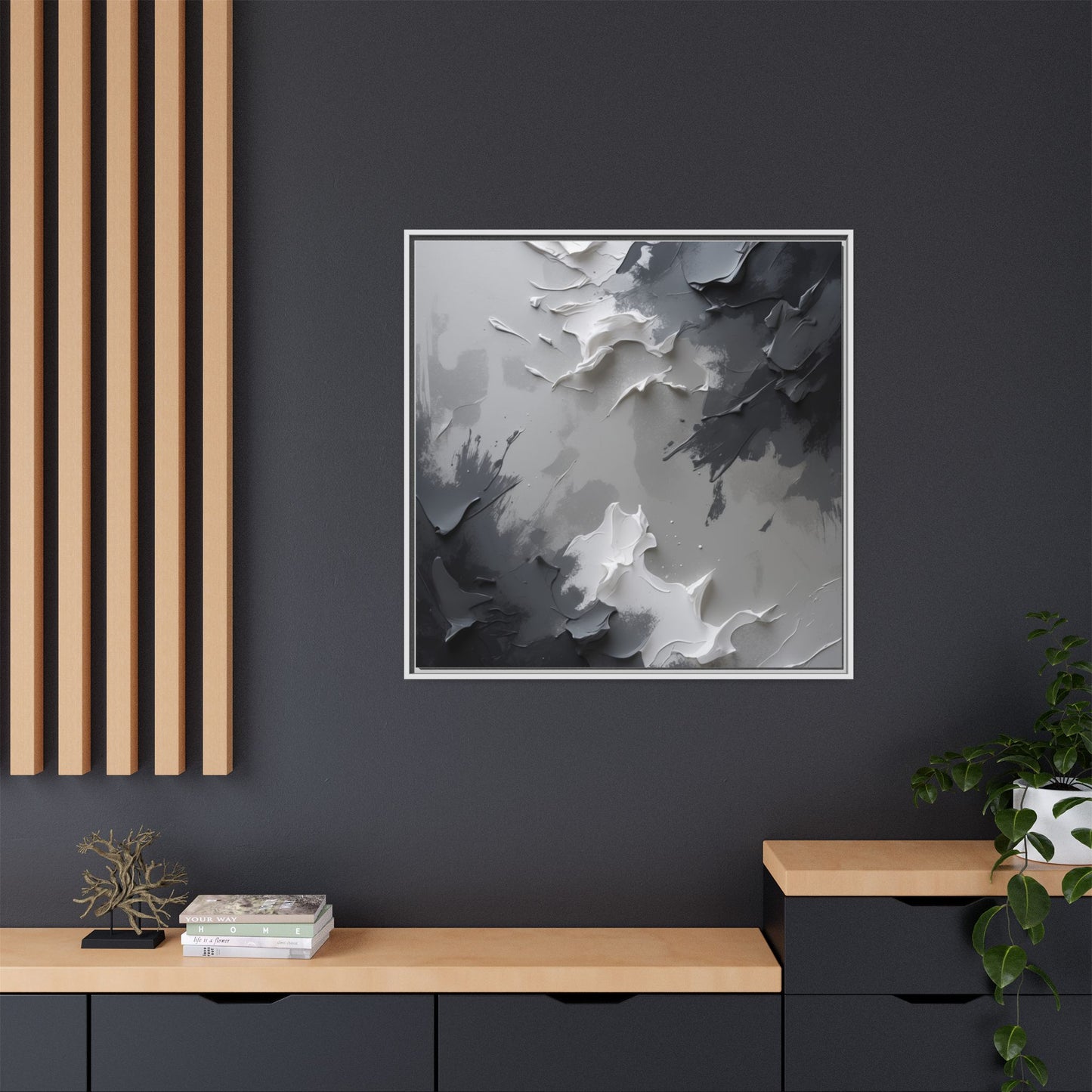 Matte Canvas, Framed (Multi-color)