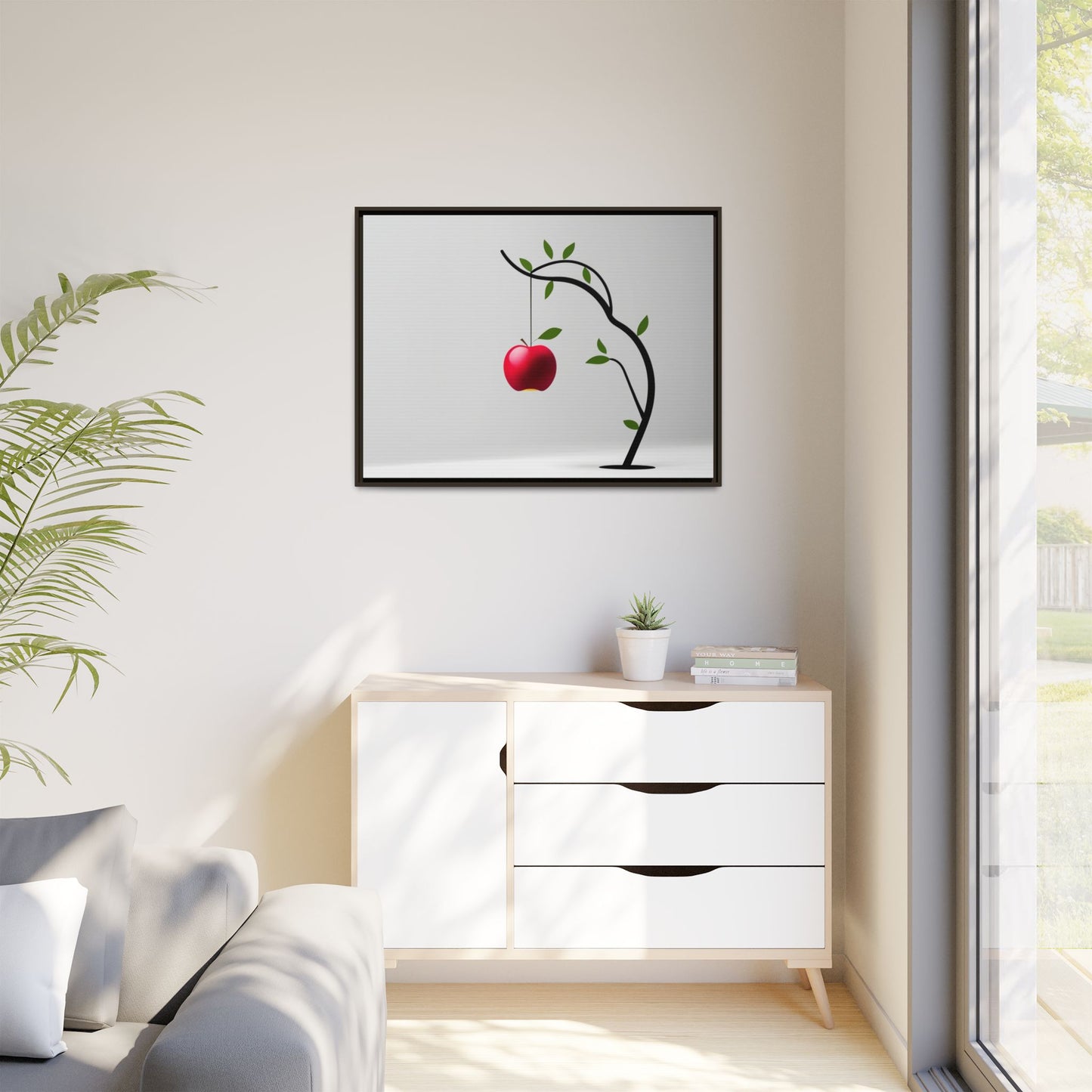 Matte Canvas, Framed (Multi-color)