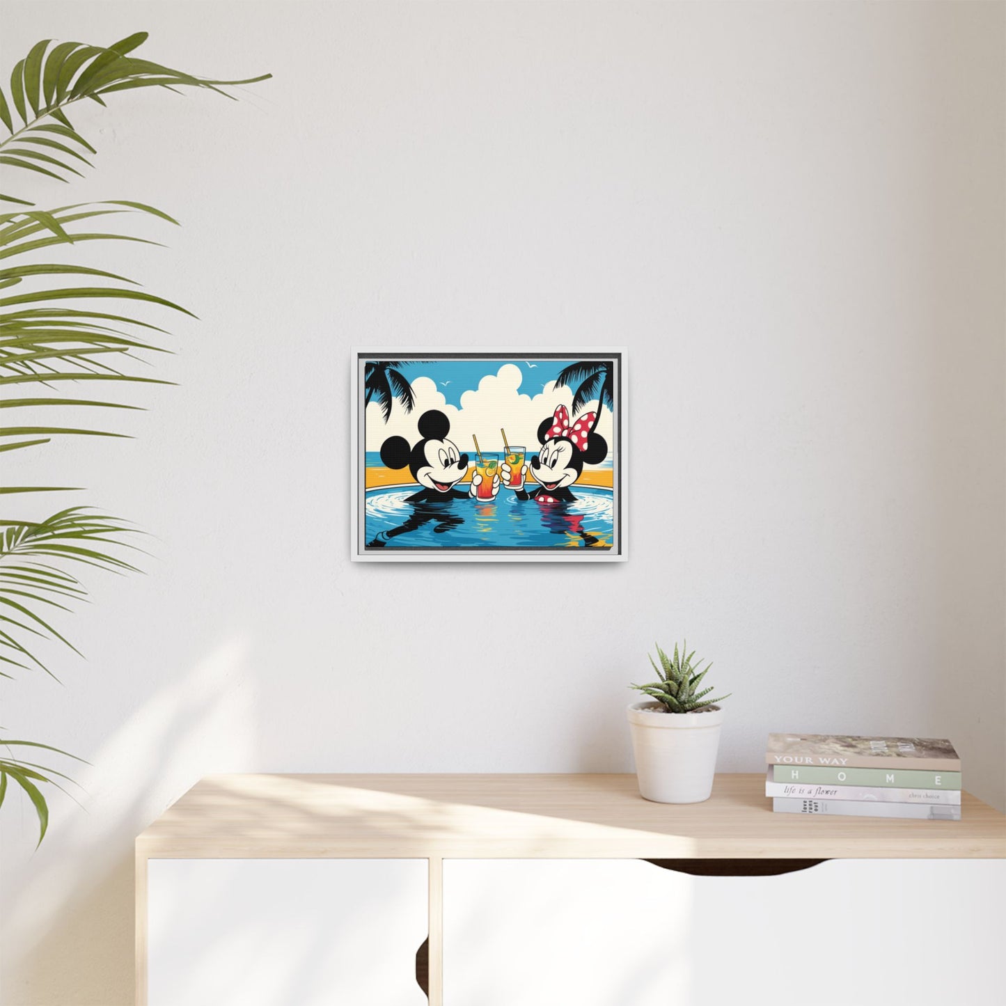 Matte Canvas, Framed (Multi-color)