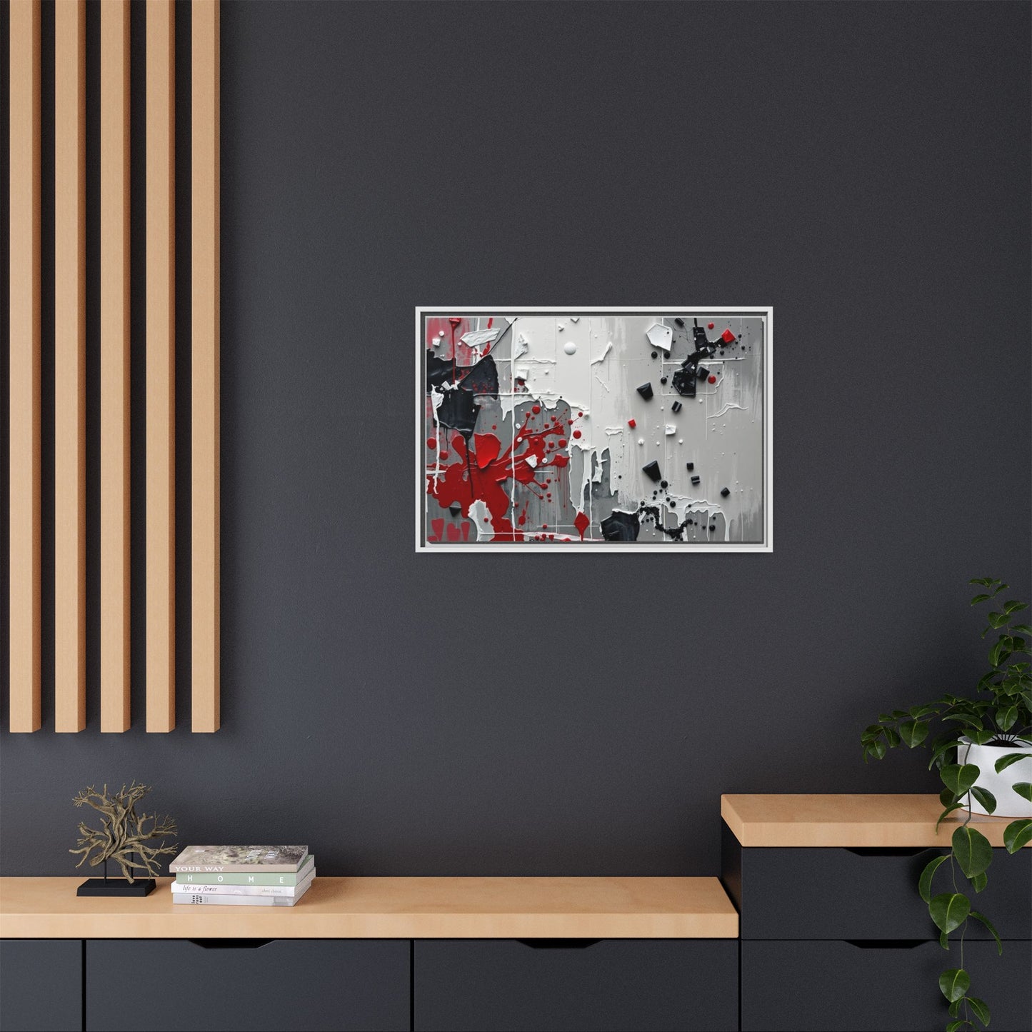 Matte Canvas, Framed (Multi-color)