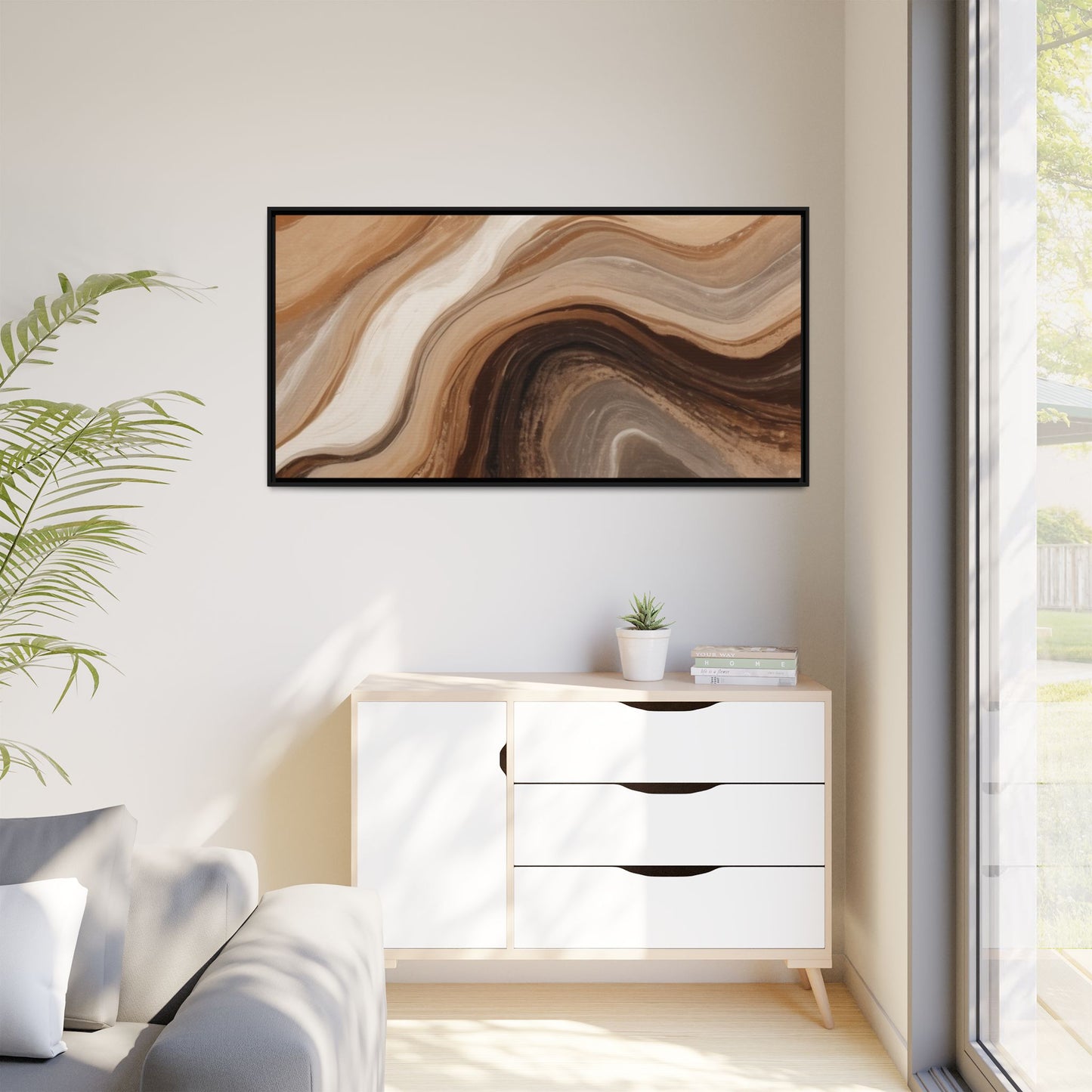 Matte Canvas, Framed (Multi-color)