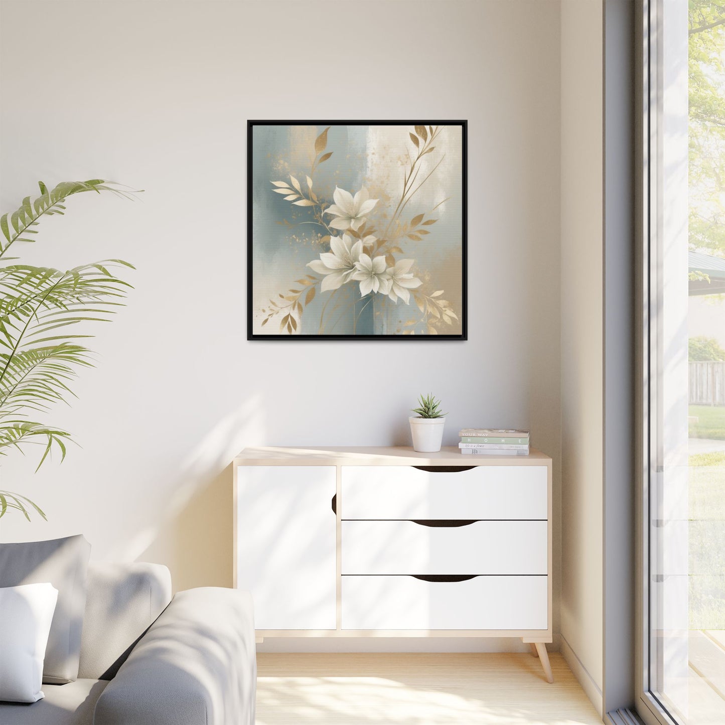 Matte Canvas, Framed (Multi-color)