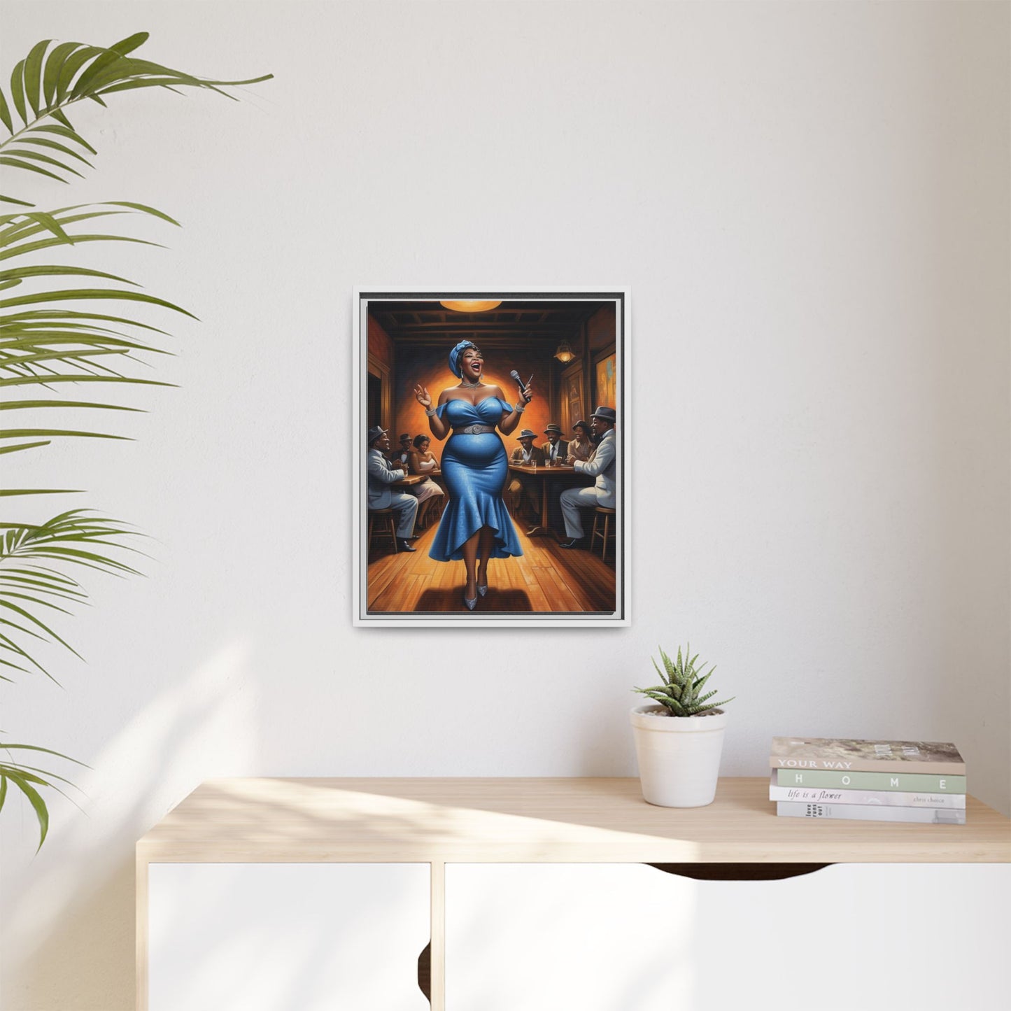 Matte Canvas, Framed (Multi-color)