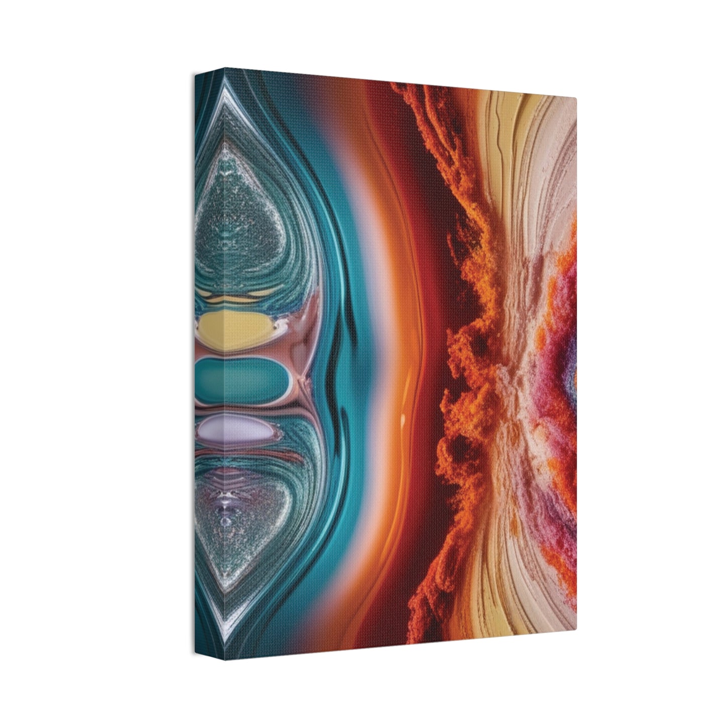 Stunning Abstract Canvas Art - 15" Stretched Wall Decor