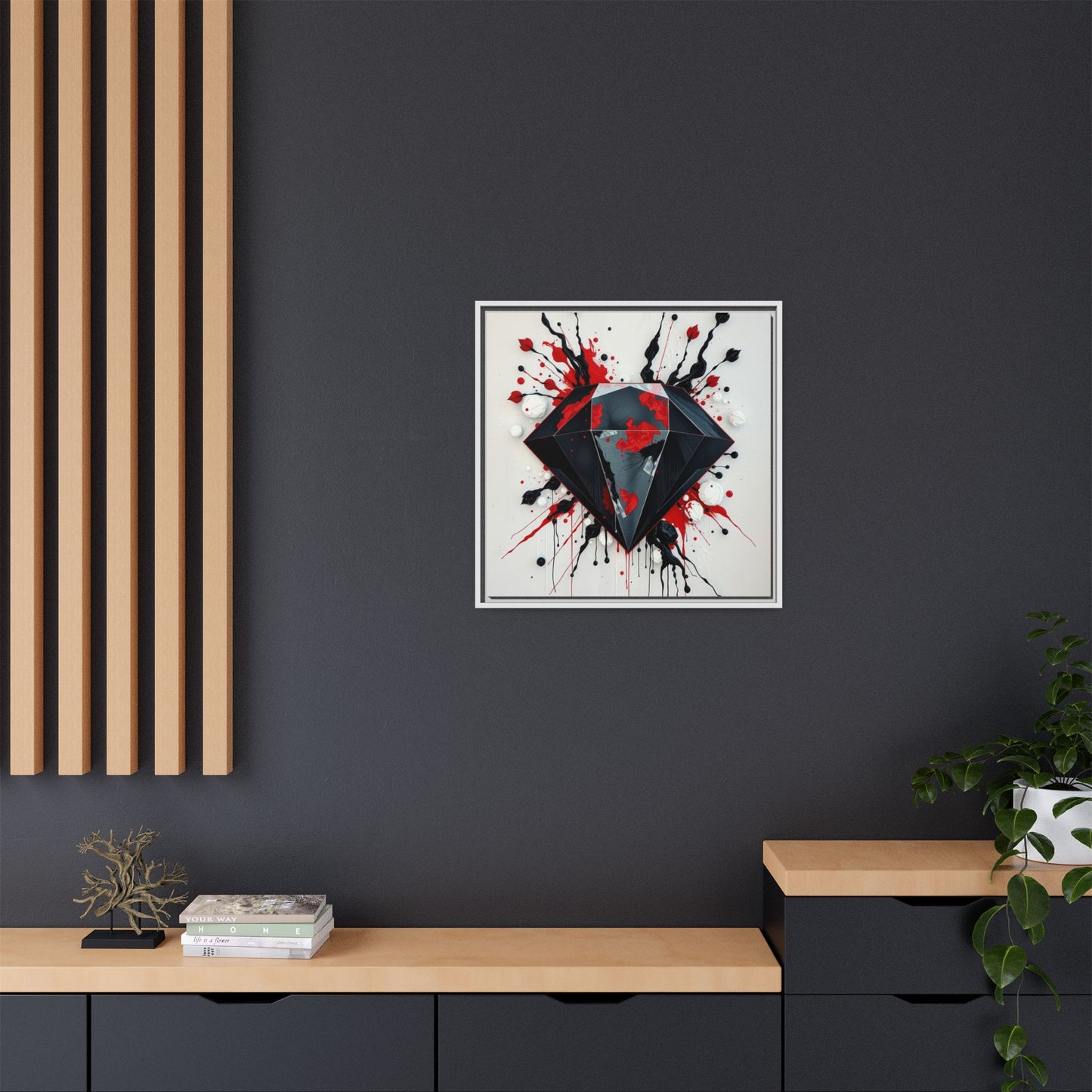 Matte Canvas, Framed (Multi-color)