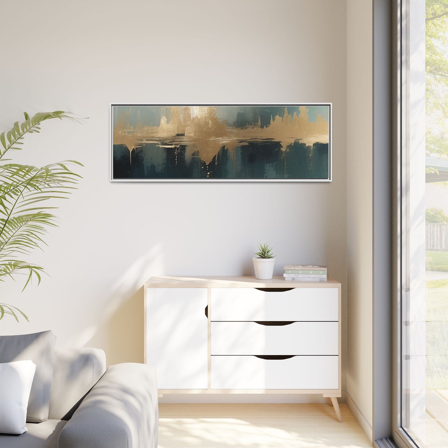 Matte Canvas, Framed (Multi-color)